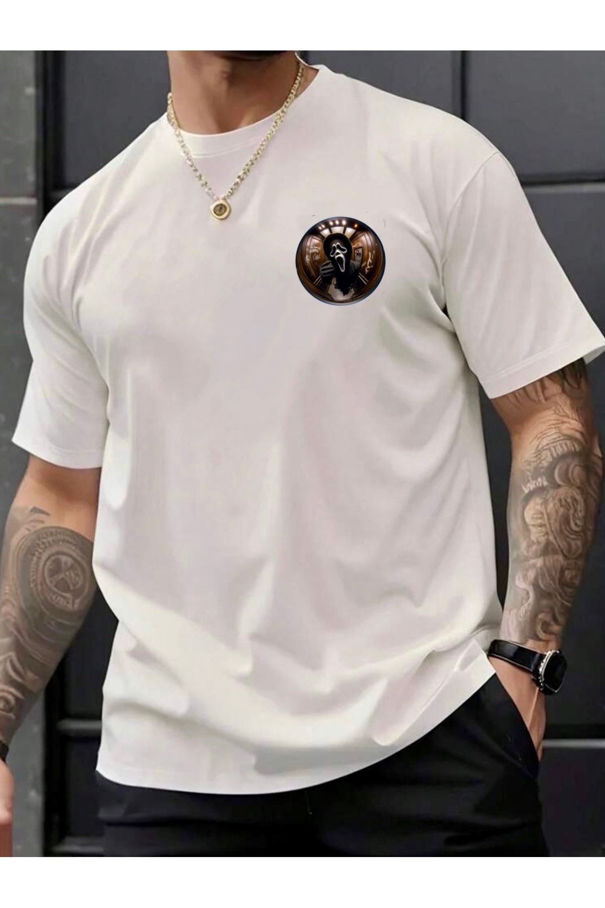 RPT MODA OVERSIZE RAHAT KALIP ÇIĞLIK BASKILI YÜKSEK KALİTE KUMAŞ ERKEK T-SHIRT