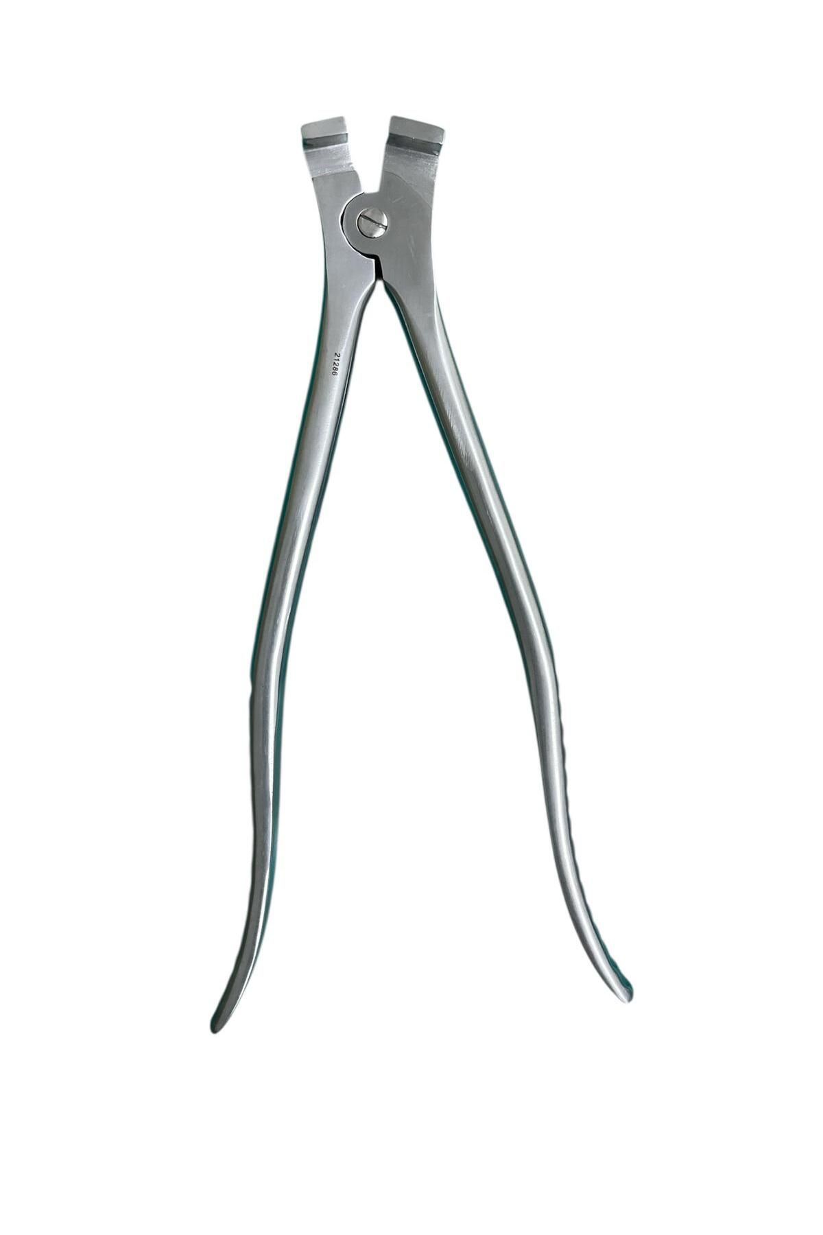 EkVet Vet. Ort. Paslanmaz Plak Bükücü Plier 30 Cm