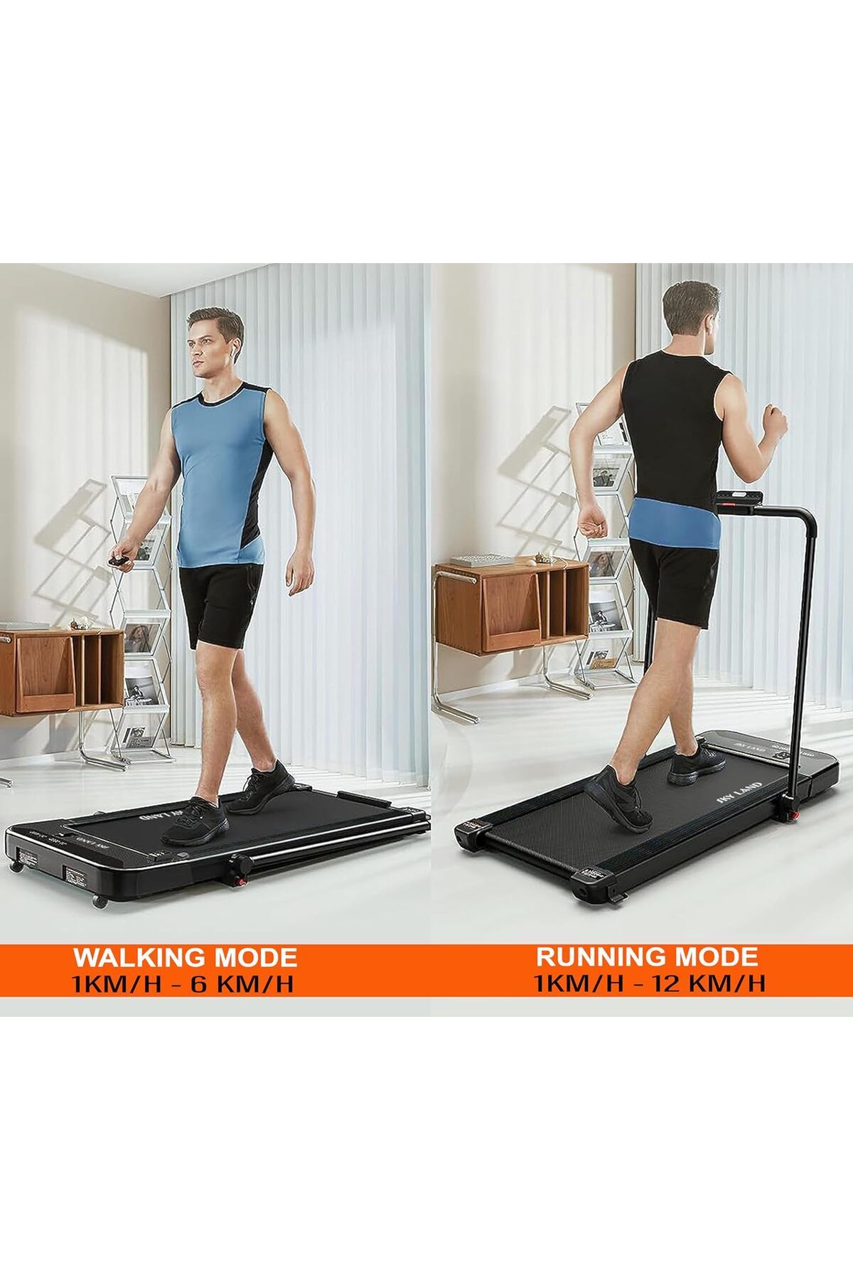 Skyland-Sky Land Treadmill 2-in-1 Foldable Walking Pad and Running Machine EM-1294 9