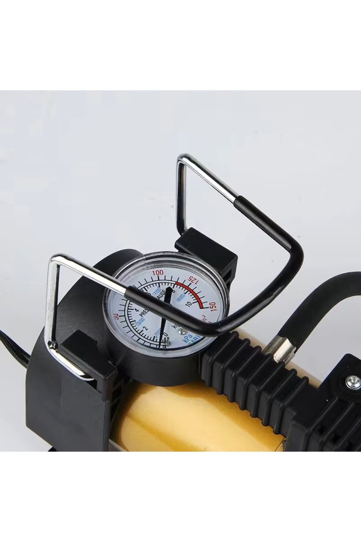varioshop-Compresor auto portabil VarioShop®, 12V, 150 PSI, 10 BAR, cu manometru si accesorii pentru umflat r 7