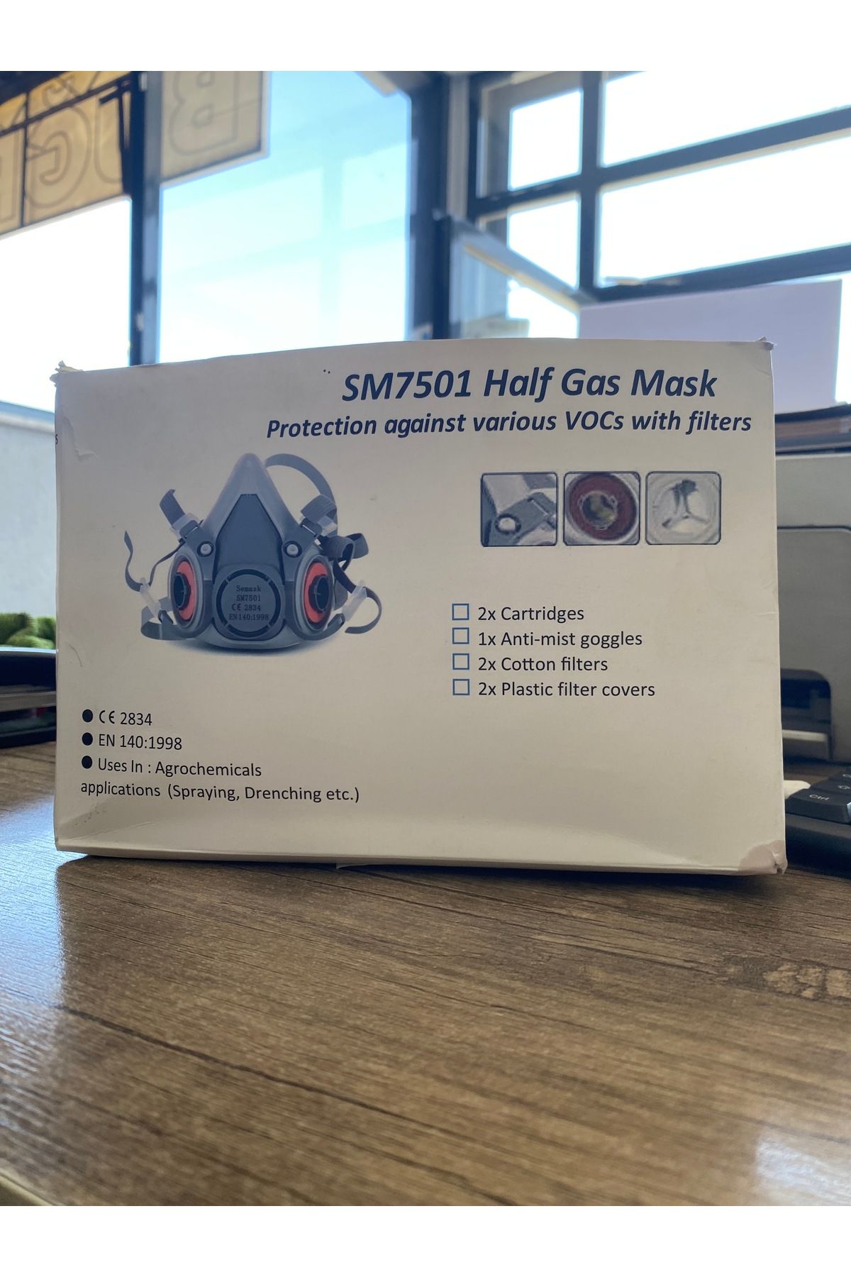 NINGBO Smf7501 yarım gaz maskesi
