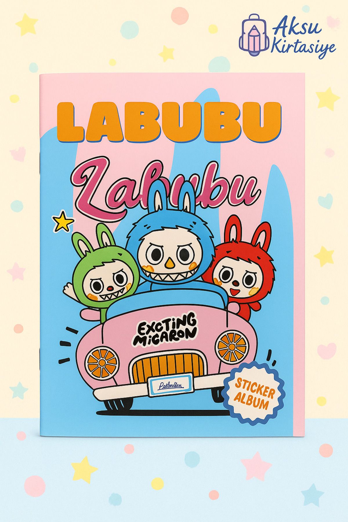 Venino Labubu Sticker Albümü 16 Sayfa- Labubu -Sticker Albümü - 16 Sayfa