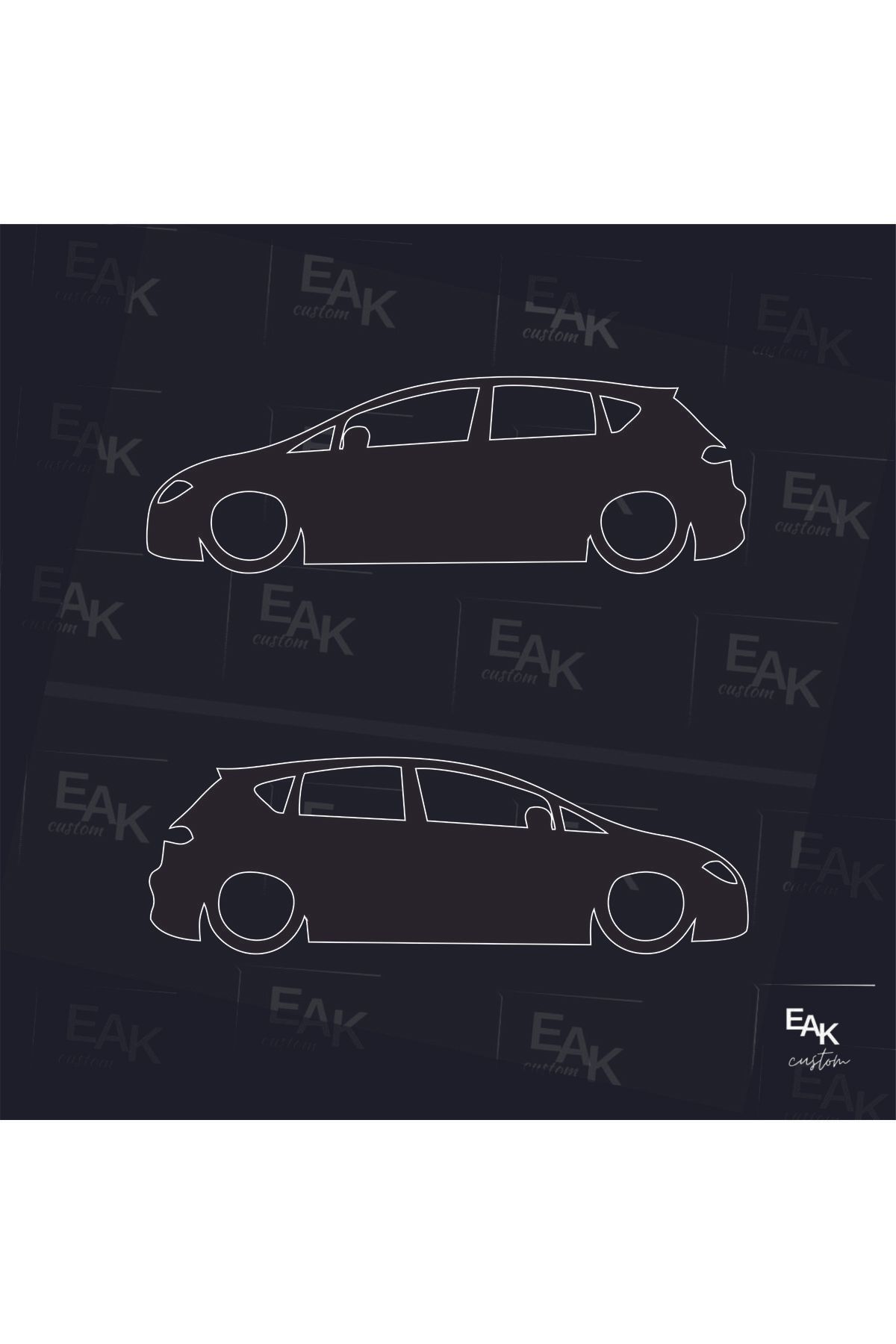 eakcustom SEAT LEON oto sticker (18cm x 6cm)