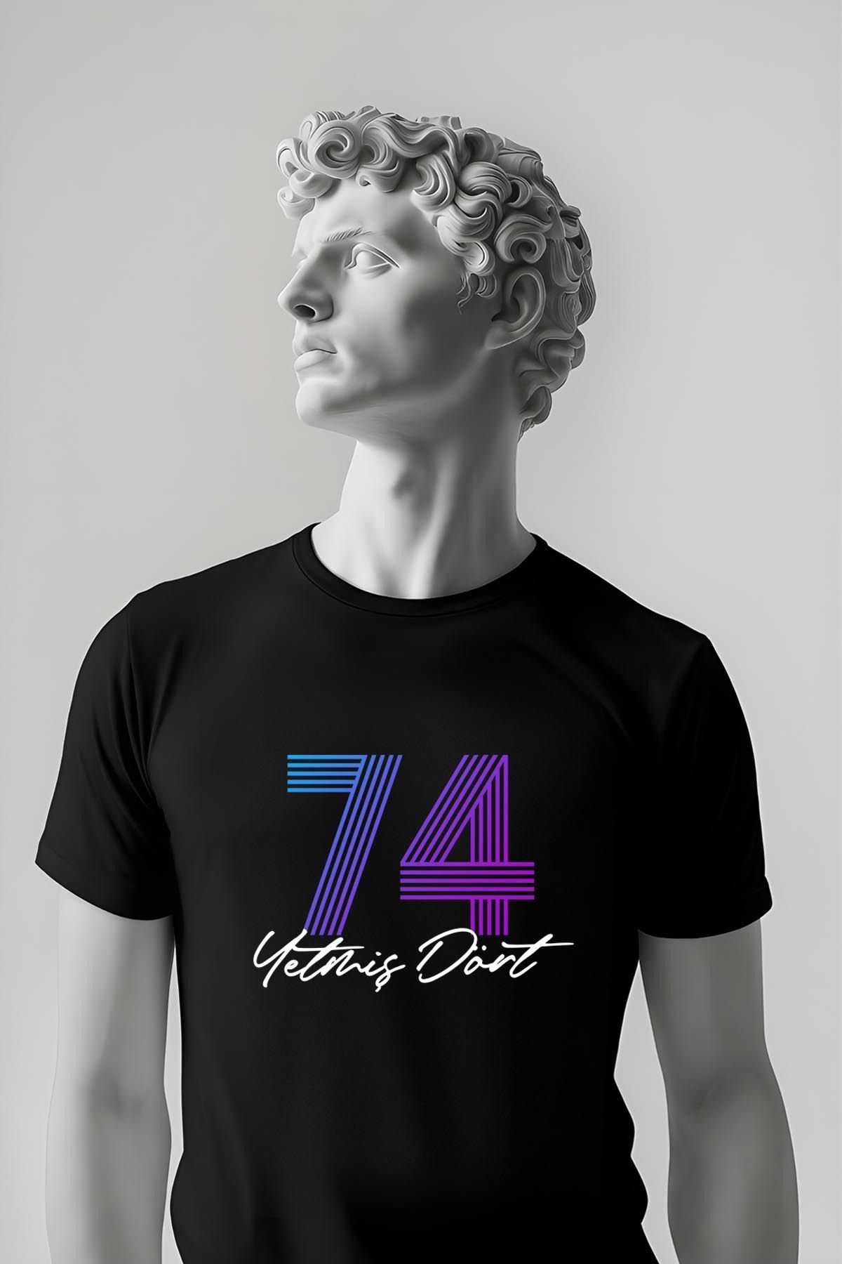 362BASKI Doğum Yılı Temalı '74 Baskılı Tshirt