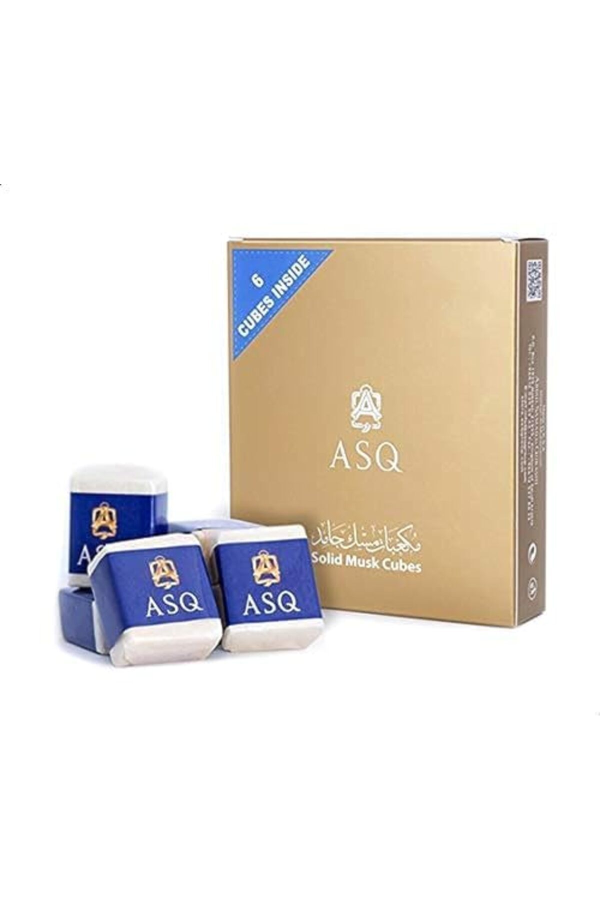 Abdul Samad Al Qurashi-Solid Musk Cube - 6 Cubes 2