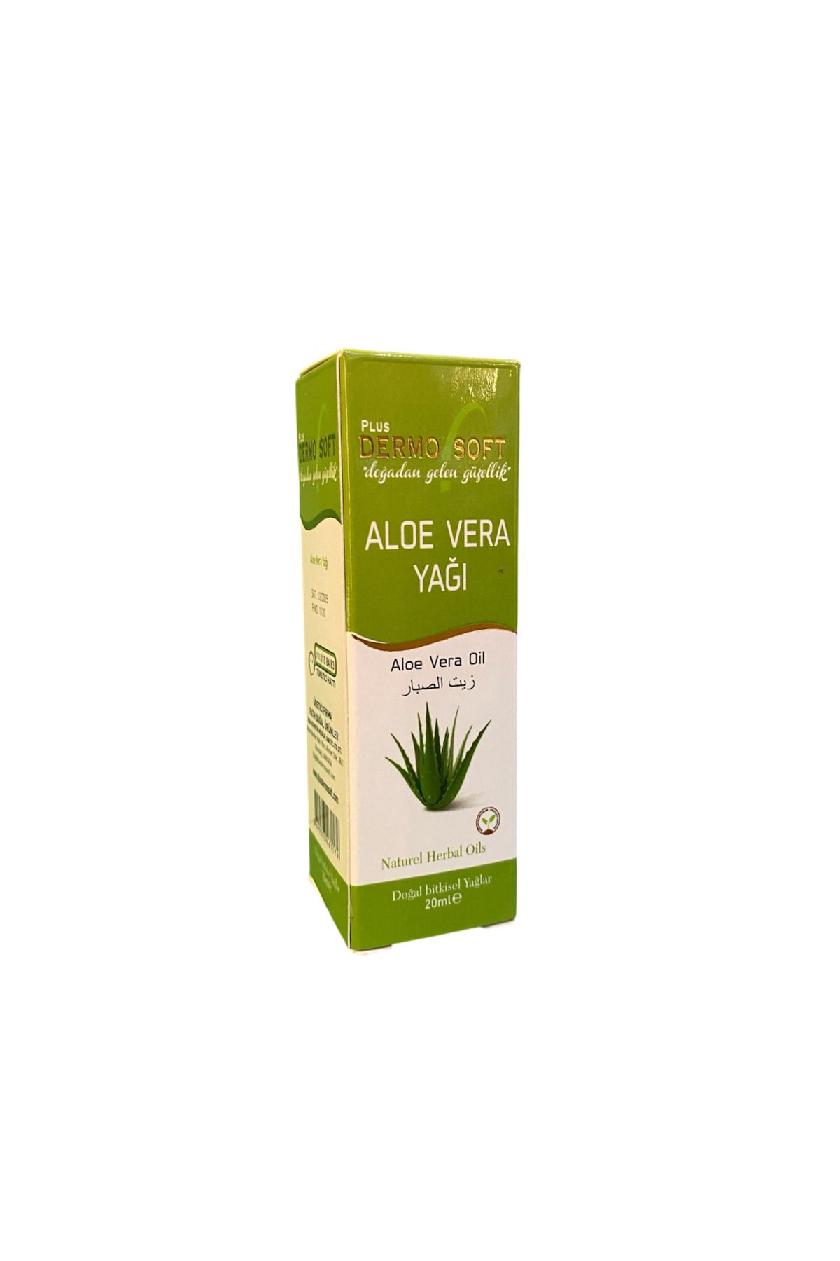 DERMOSOFT Bitkisel Aloe Vera Yağı 20 ml