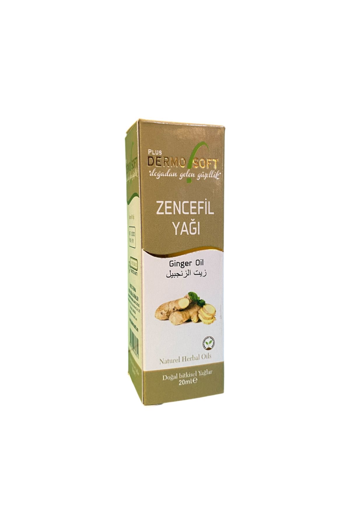 DERMOSOFT Bitkisel Zencefil Yağı 20 ml