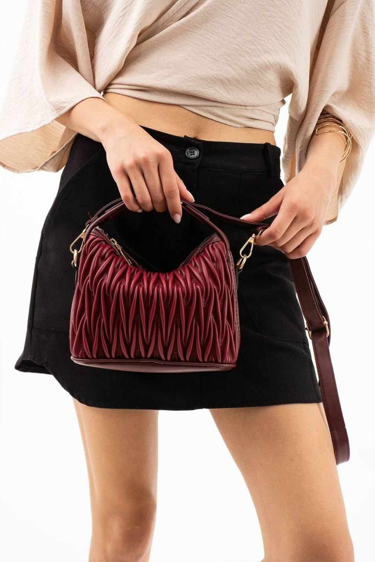 bynarincollection Günlük model kol ve omuz çantası