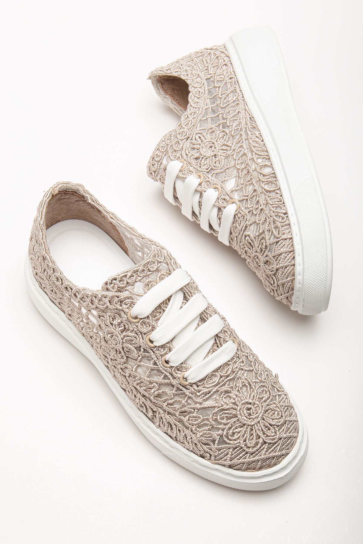 tayyarshoes Alora – Kadın File Dantel Sneaker