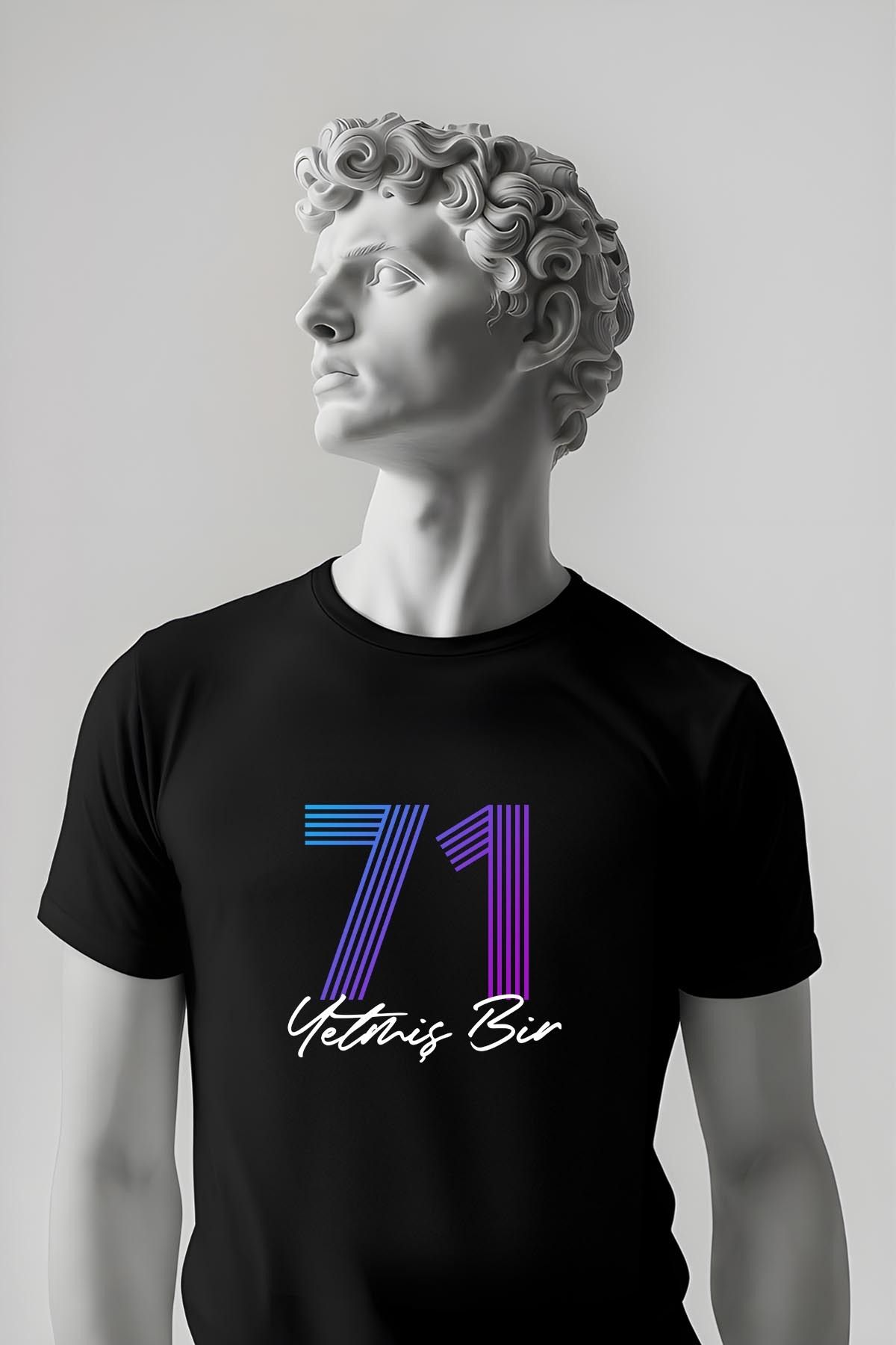 362BASKI Doğum Yılı Temalı '71 Baskılı Tshirt