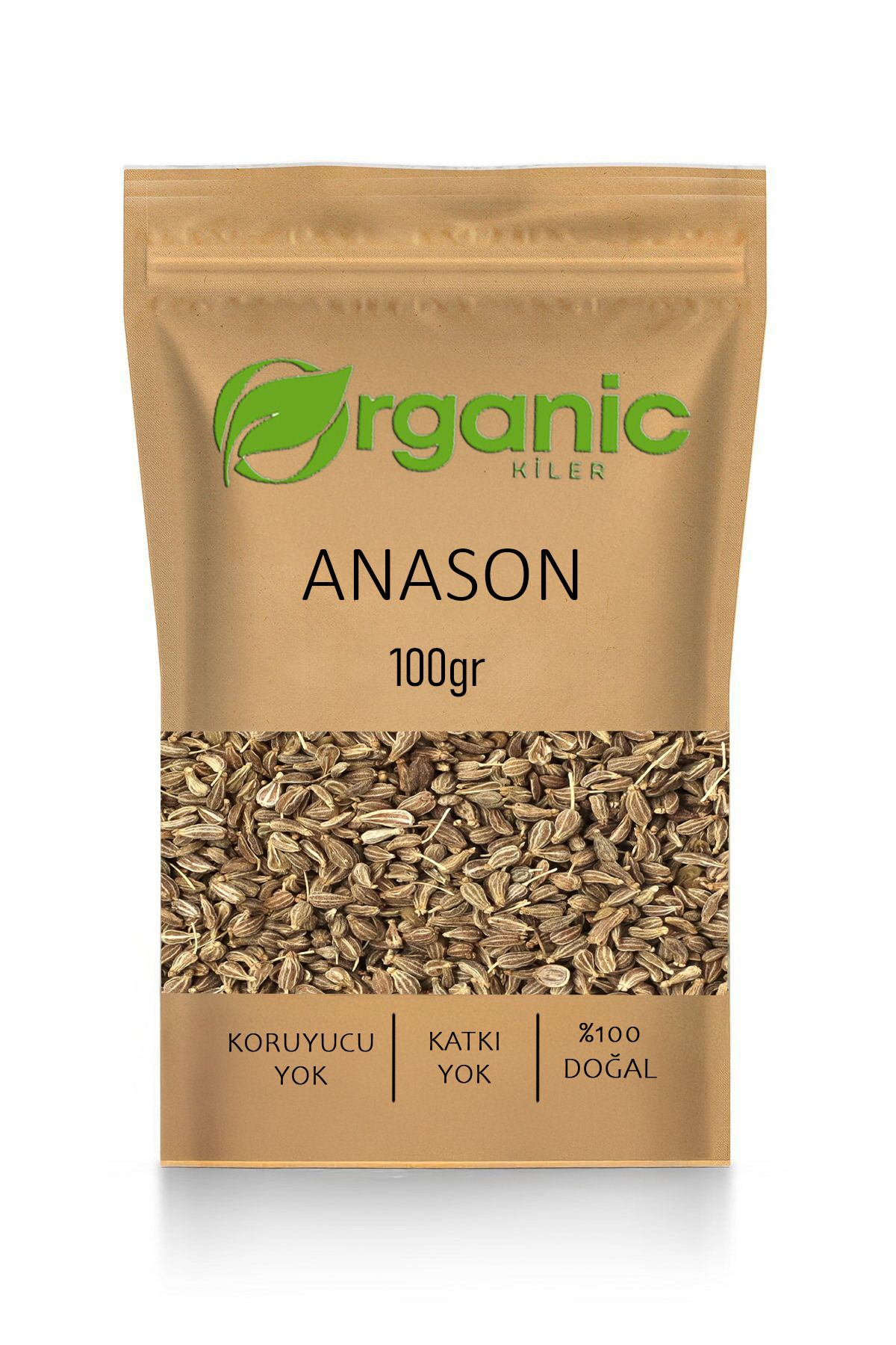 Organic Kiler Anason Tohumu Çayı 100gr – Katkısız Bitkisel Çay | Doğal