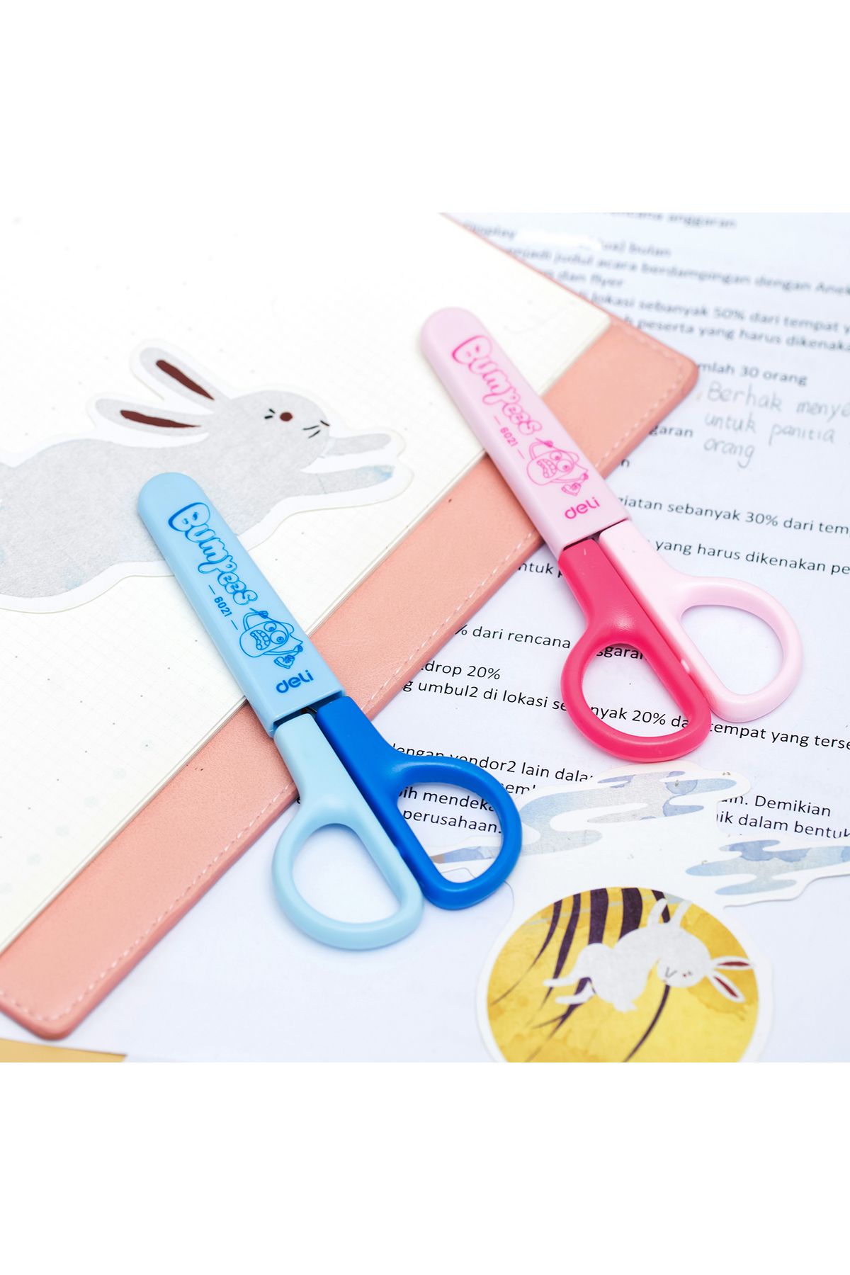Deli-Deli E6021 120mm Safety Scissors with Blunt Tip – ideal for school use (Assorted) 3