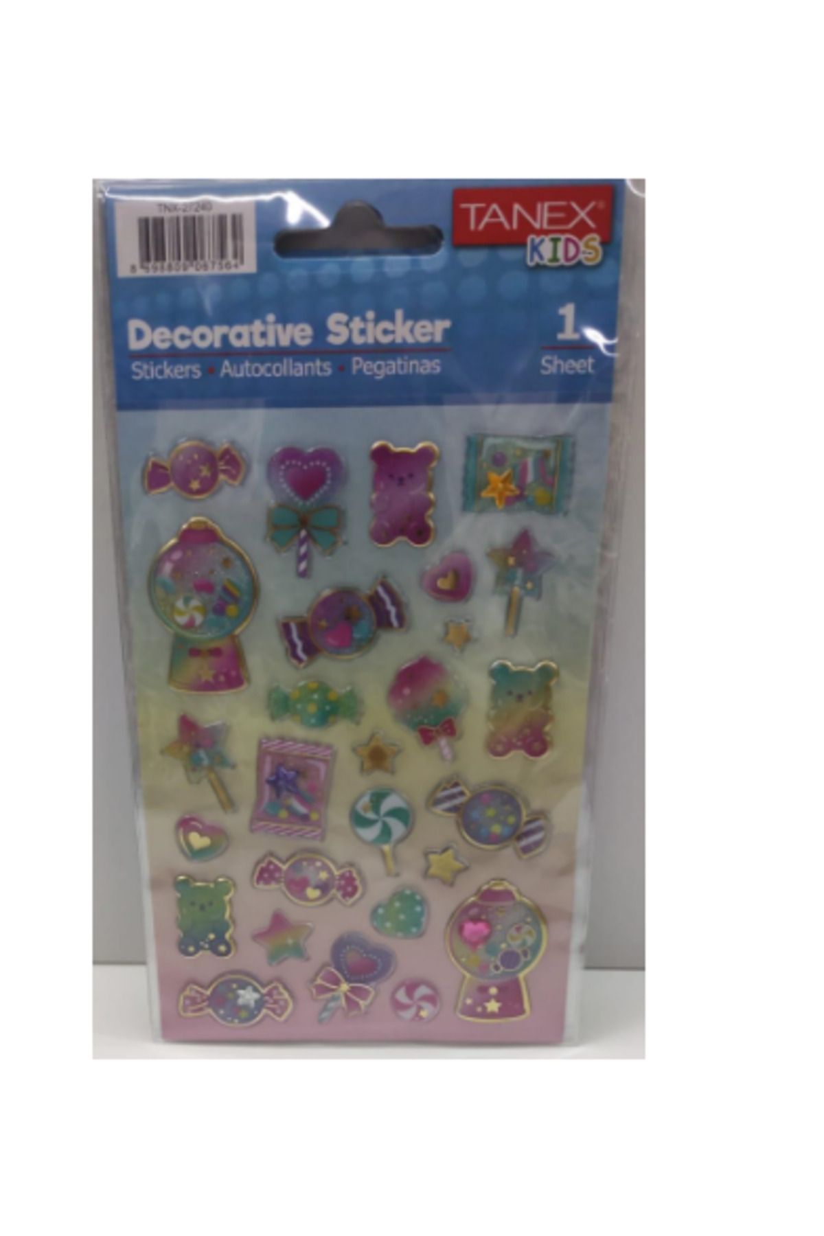 Tanex Puffy Şekerler Serisi Stickers Tnx-27240