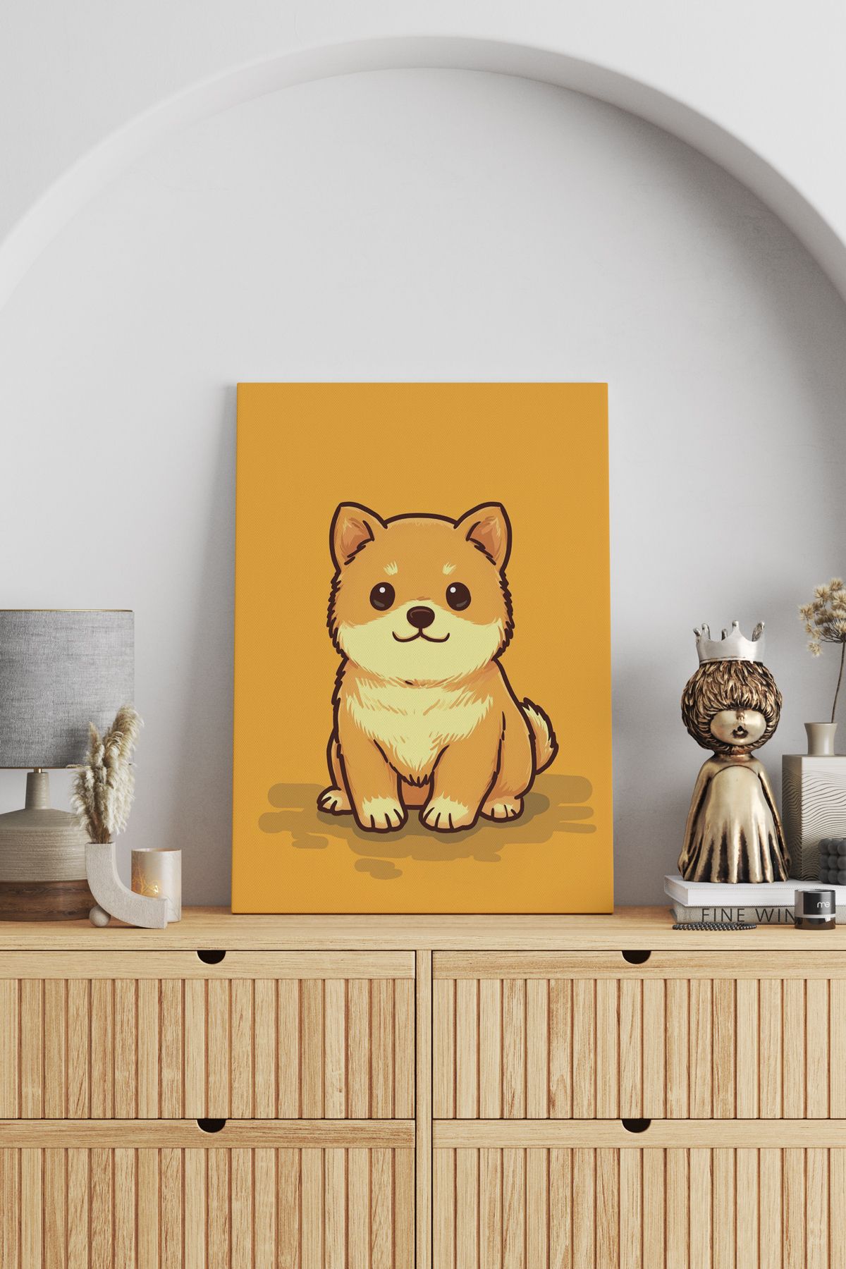 SELMIRA Şirin Köpek Kanvas Tablo