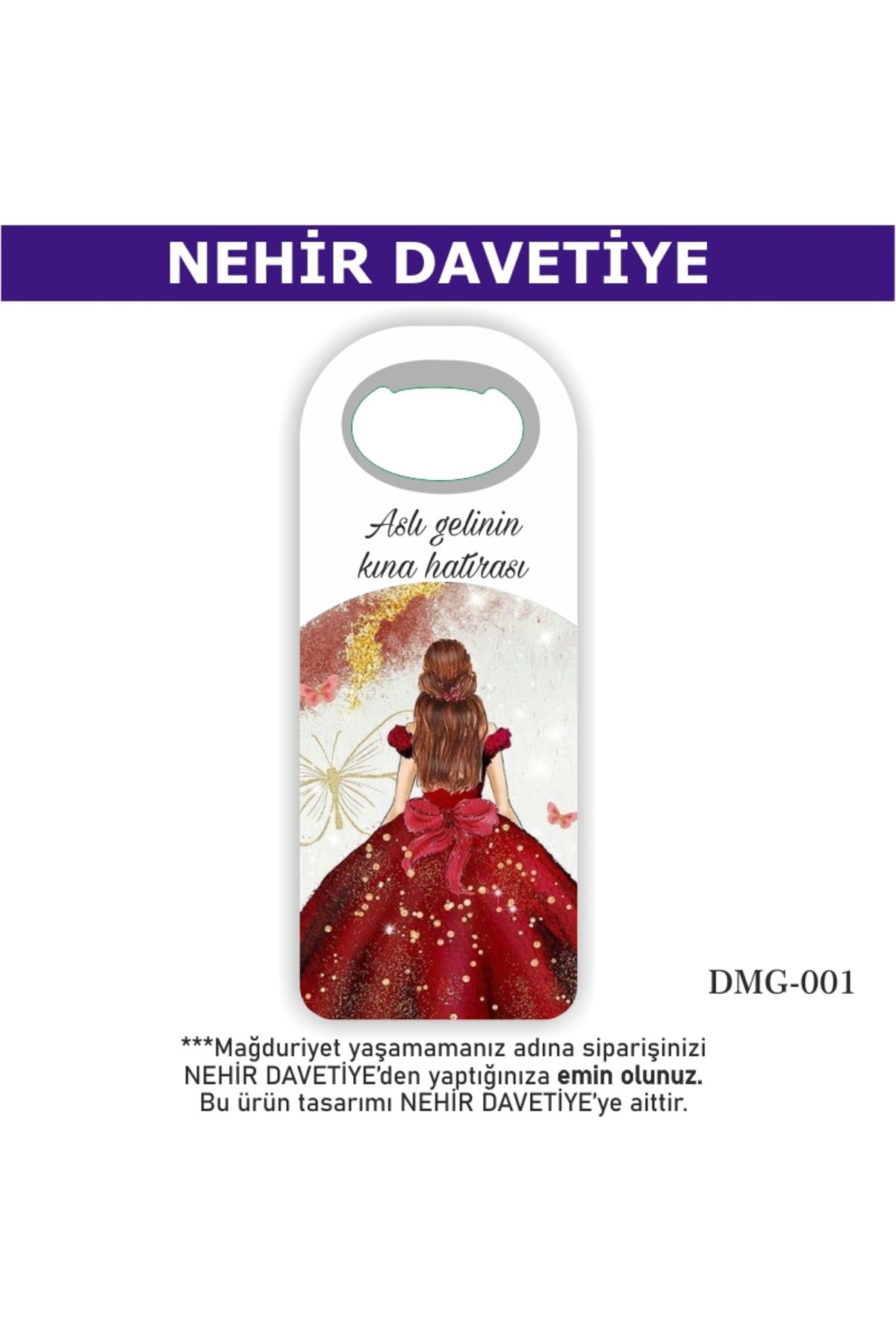 Nehir 30 Adet Düğün Nişan Söz Nikah Mevlüd Sünnet Hediyesi - Hediyelik Magnet Açacak