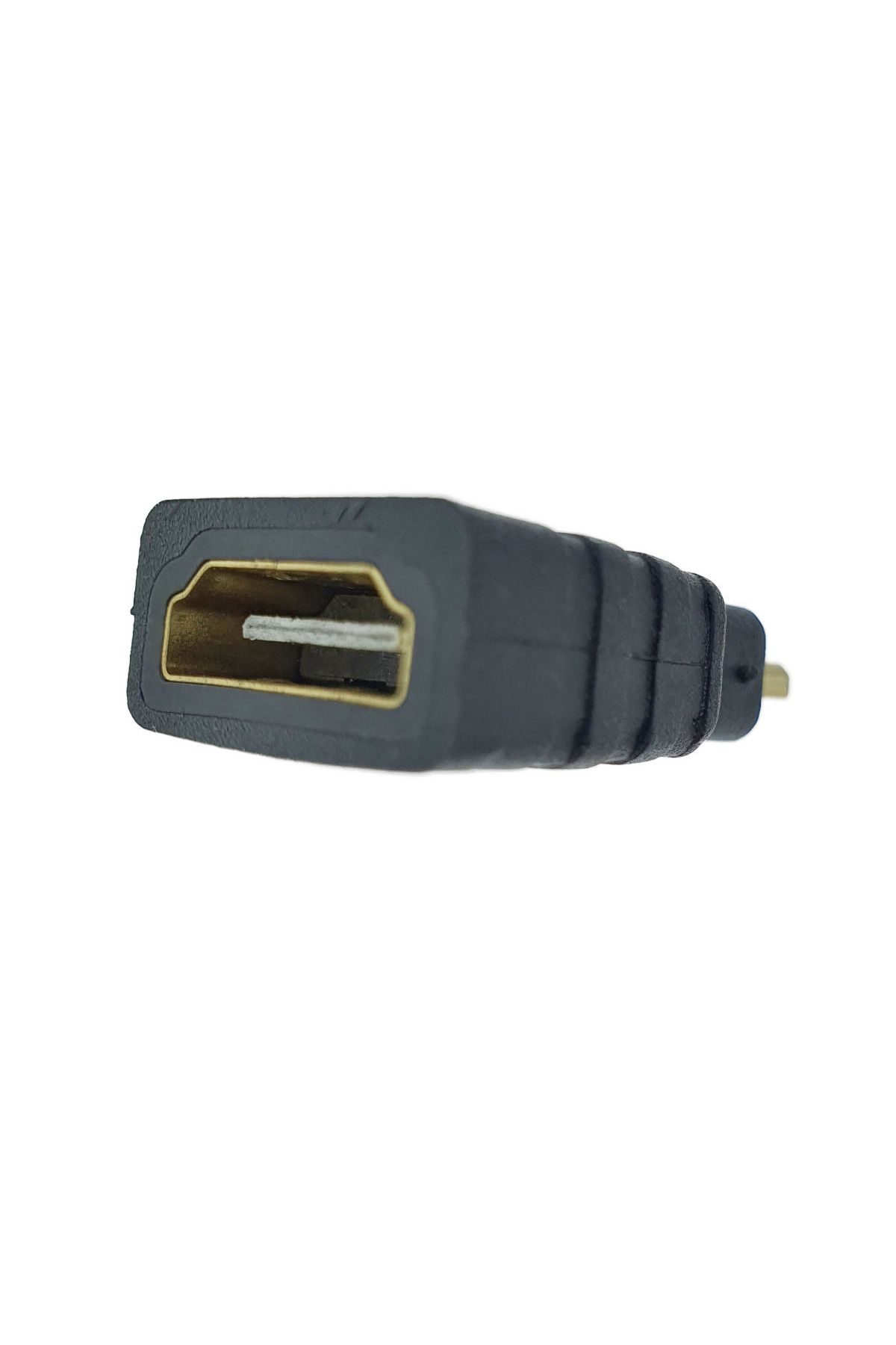 OEM-HDMI female to microHDMI male adapter, 4K, 3D, ARC, ethernet, black 4