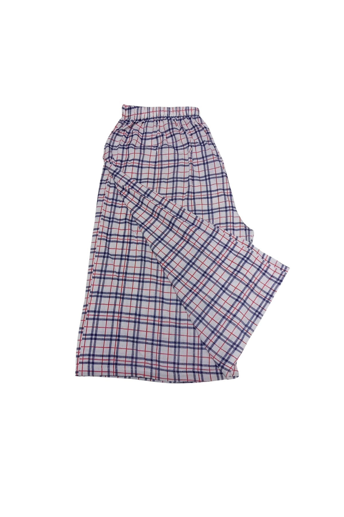 DERENE Desene Unisex Beyaz Lacivert Pembe Battal Penye Kapri Şort