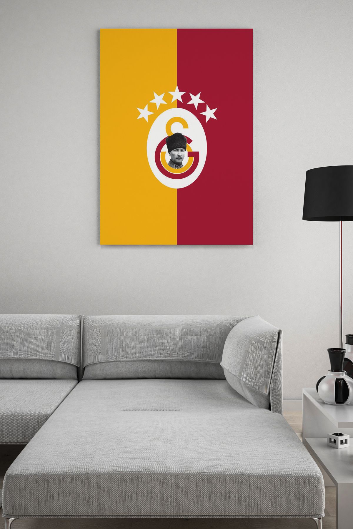 SELMIRA Atatürk GS Logosu Kanvas Tablo