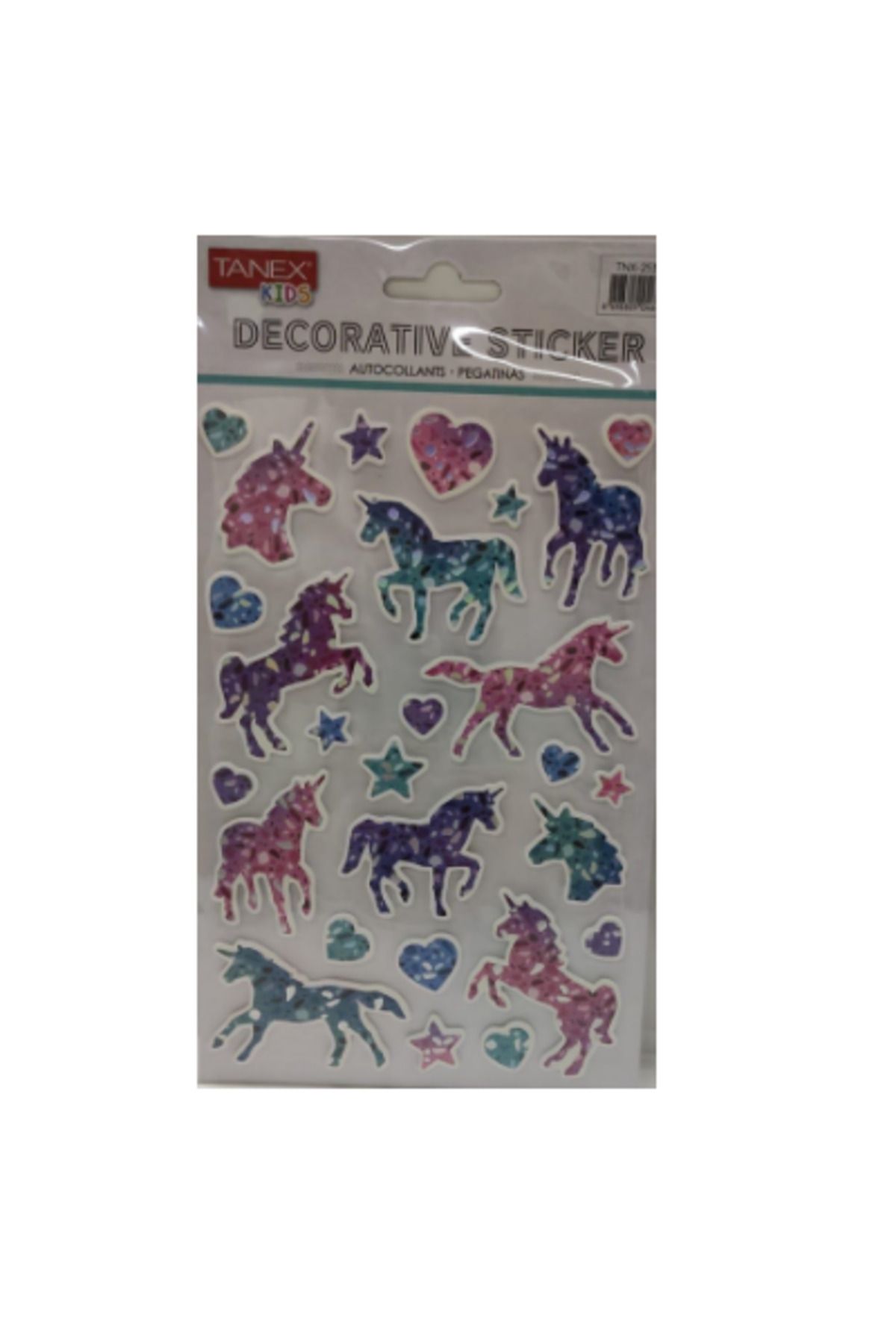 Tanex Unicorn Serisi Puffy Etiketi Stickers Tnx-25354
