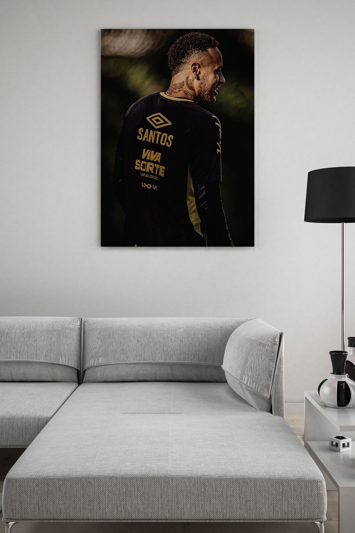 SELMIRA Neymar Santos Kanvas Tablo