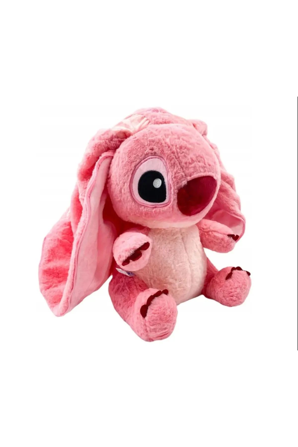 azizden Stitch peluş oyuncak fermuarlı sürpriz peluş hediyelik uyku arkadaşı stitch peluş oyuncak