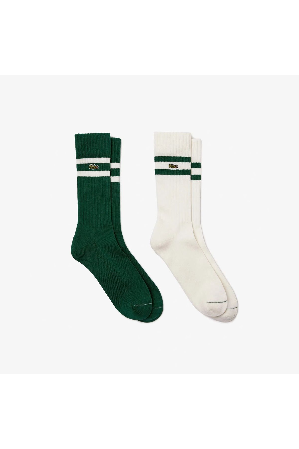 Lacoste Unisex Baskılı 2'li Renkli Çorap