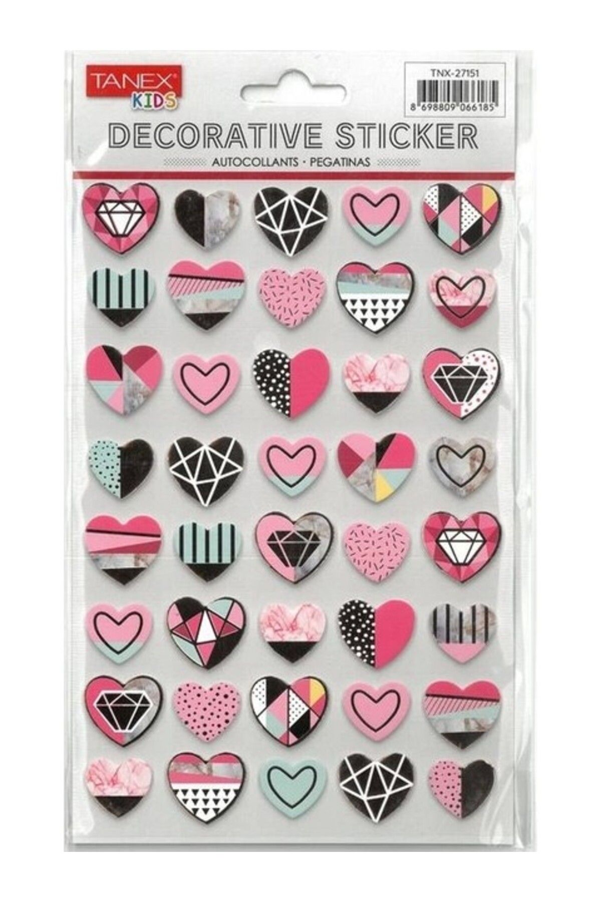 Tanex Puffy Eva Serisi Stickers Tnx-27151