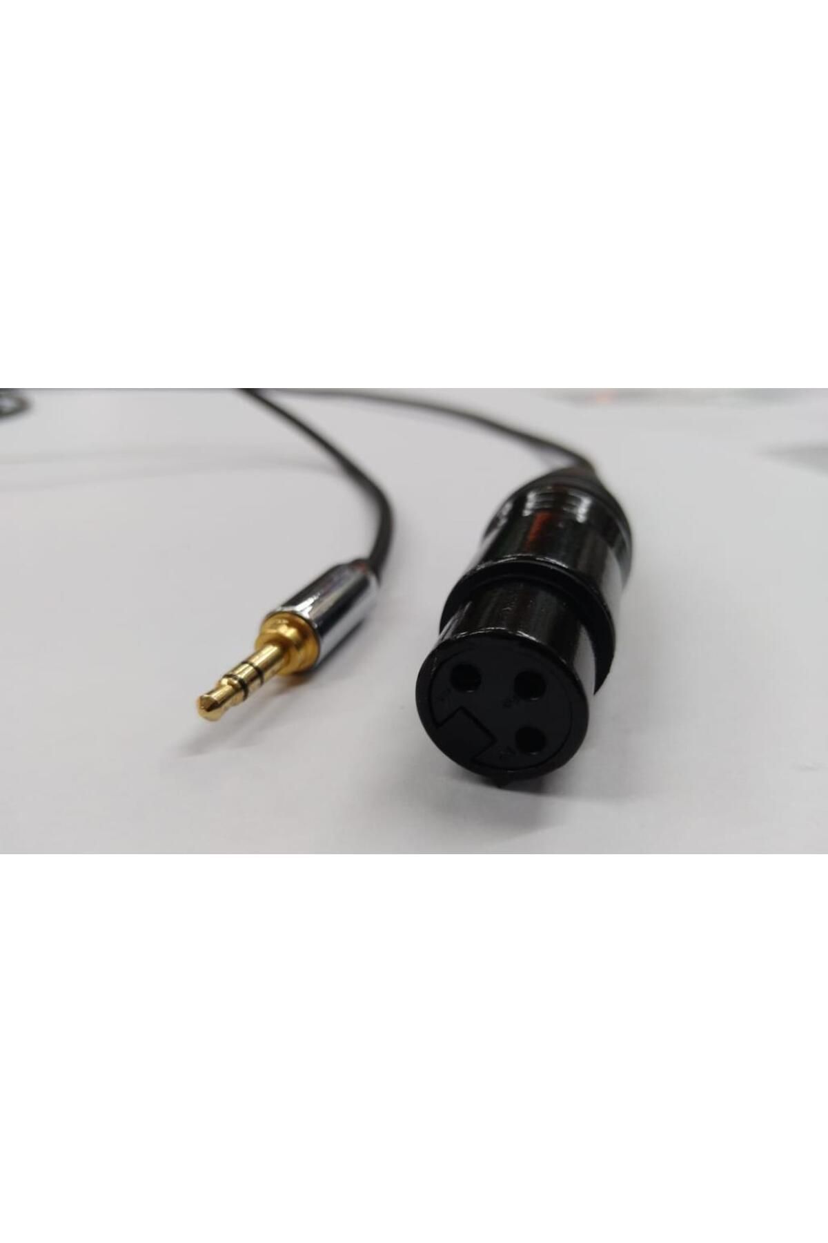 Mykablo 3.5 mm to XLR Dişi Kaliteli Bilgisayar Mikrofon Kablosu 5 Metre