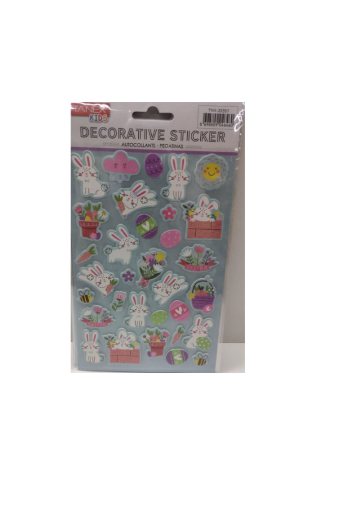 Tanex Tavşan Serisi Puffy Etiketi Stickers Tnx-25357