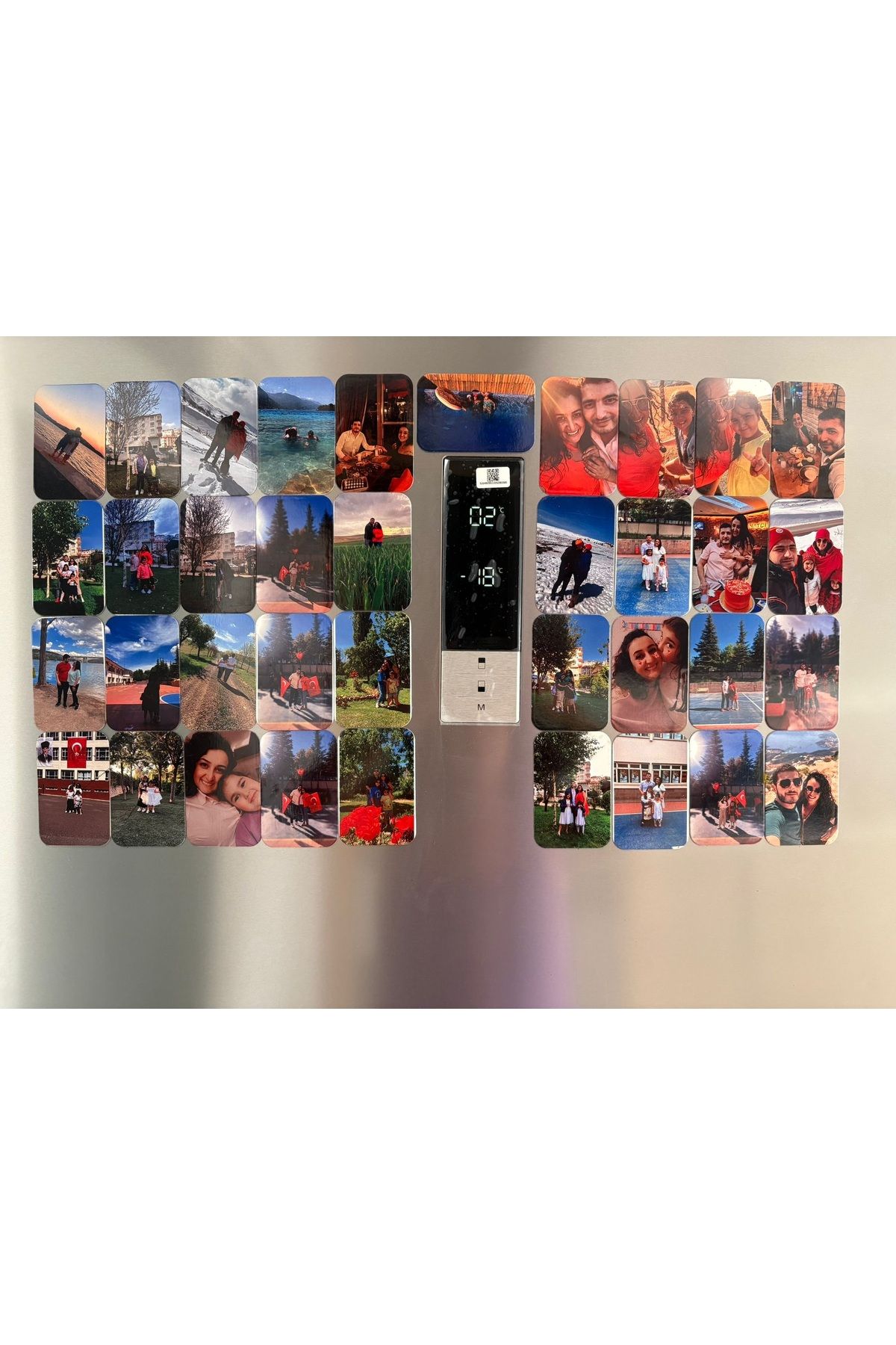 hesaplisiburada Kişiye Özel Fotoğraflı Resimli Magnet Baskı 6x9 Ebat 40 Adet