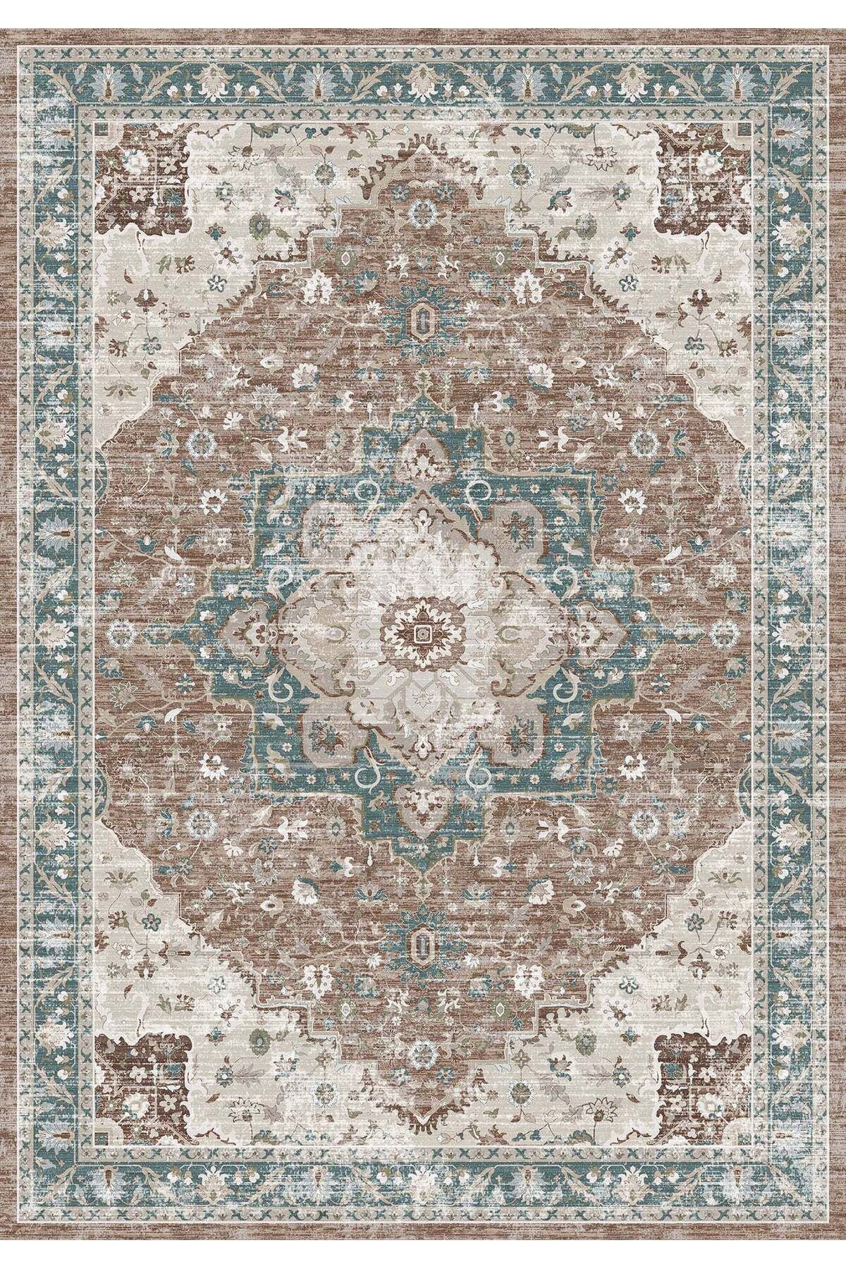 Rugs Modern Halı Mottos Koleksiyonu Çok Renkli Geleneksel Motifler Etnik Desenli Dokuma Taban Dekoratif Halı mottos31