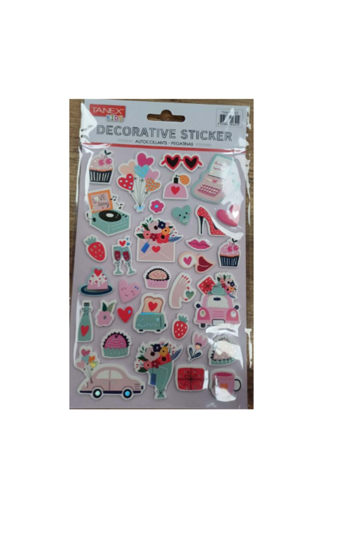 Tanex Parti Serisi Puffy Etiketi Stickers Tnx-25362