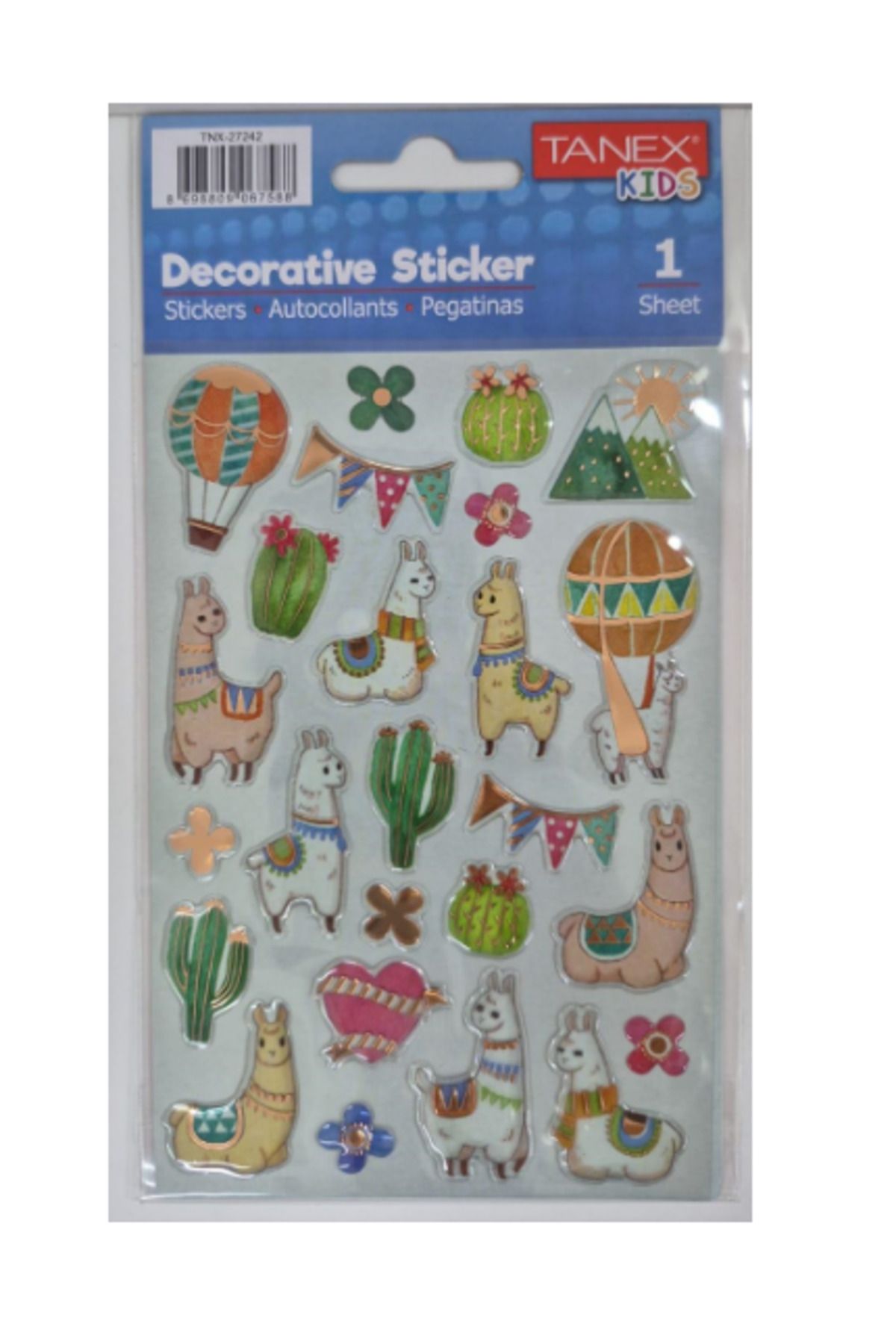 Tanex Puffy Peri Serisi Stickers Tnx-27242