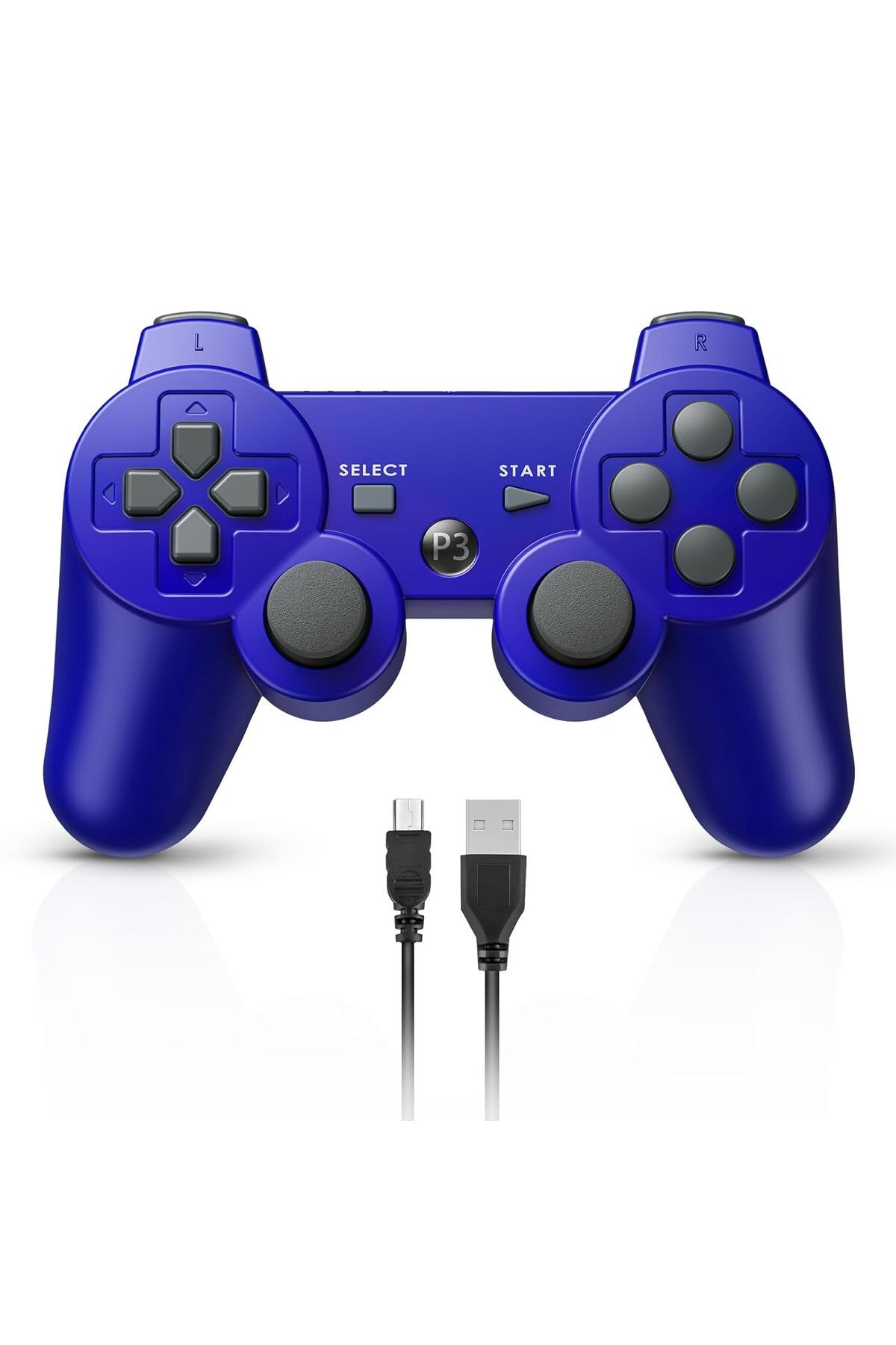 rexa-PS-3 Wireless Controller with High Performance Upgraded Joystick Rechargeable Battery 1
