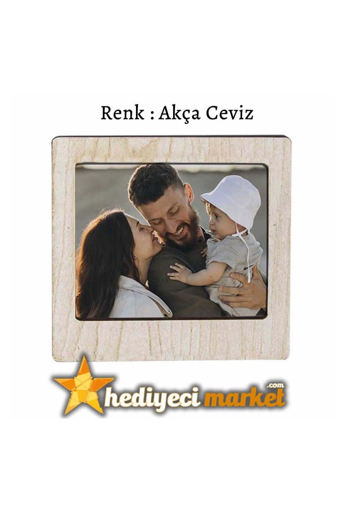 Hediyeci Market Ahşap Polaroid Mini Fotoğraf Çerçevesi