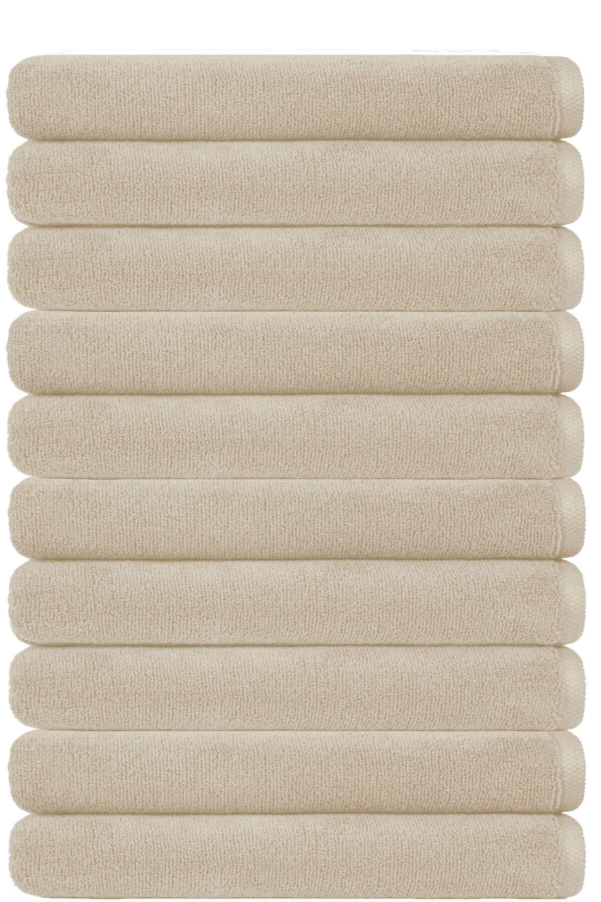 Mira Home 10 lu Otel Banyo Havlusu Pamuklu 90X150 Cm Renkli 16/1 Avs 580 Gr