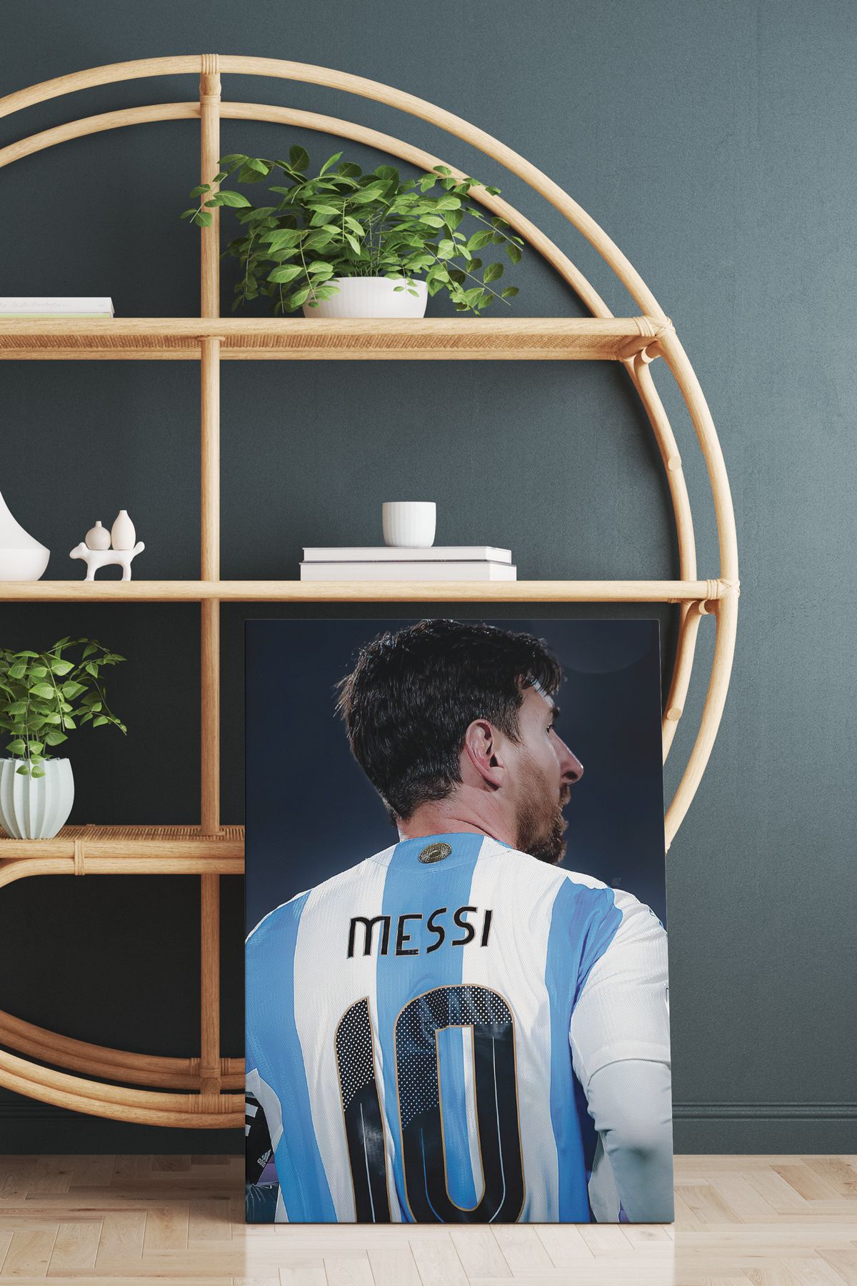 SELMIRA Messi 10 Numara Kanvas Tablo