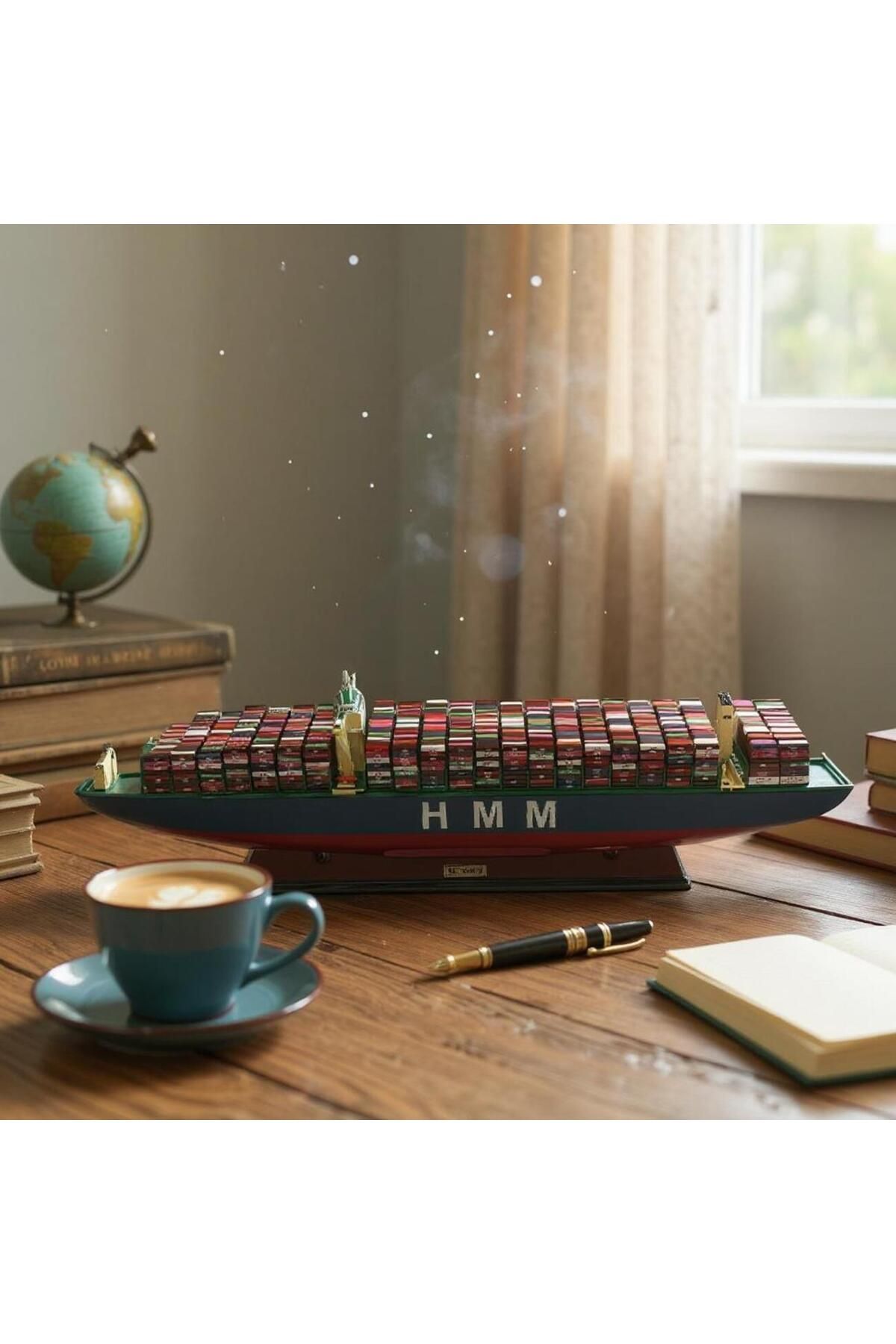 Vietnam gemiler DENİZCİLİK GRUBU-Vietnam Gemiler-HMM GDANSK-105x16x29 CM-JTK1805P