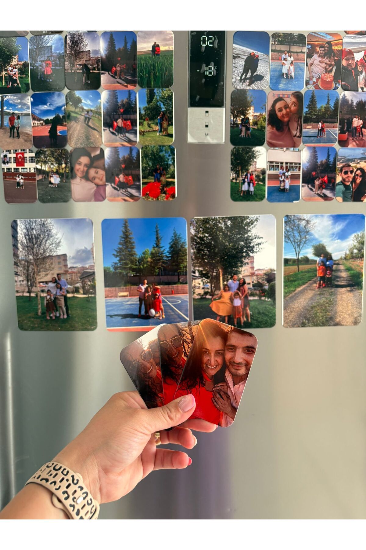hesaplisiburada Kişiye Özel Fotoğraflı Resimli Magnet Baskı 6x9 Ebat 10 Adet