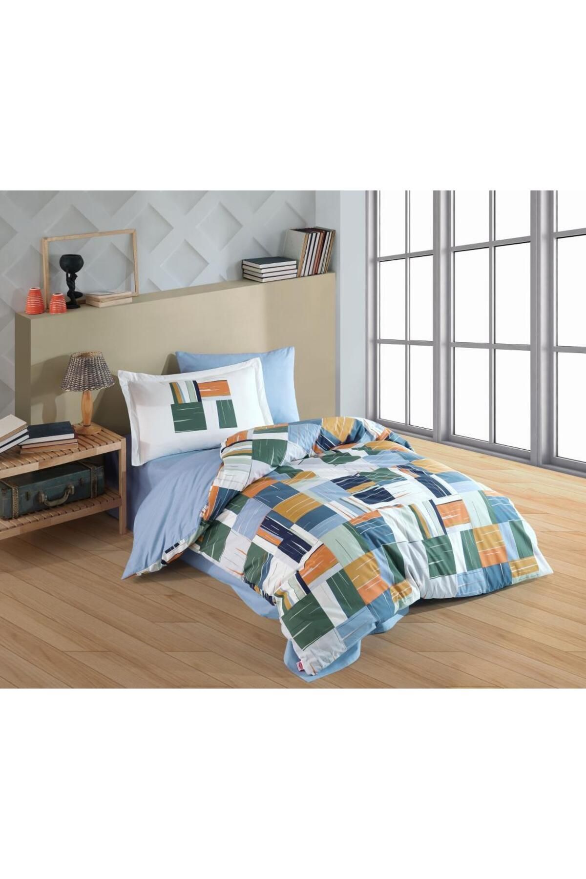 Modafiks Tek Kişilik Poplin Nev Takımı Dream Oranj
