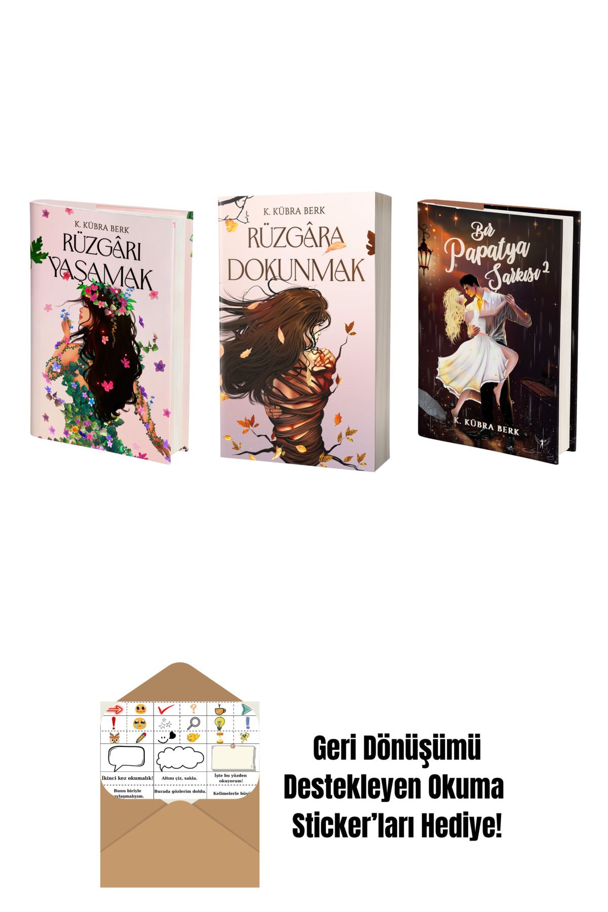 Artemis Yayınları K. Kübra Berk 3 Kitap Set + Okuma Sticker'ları