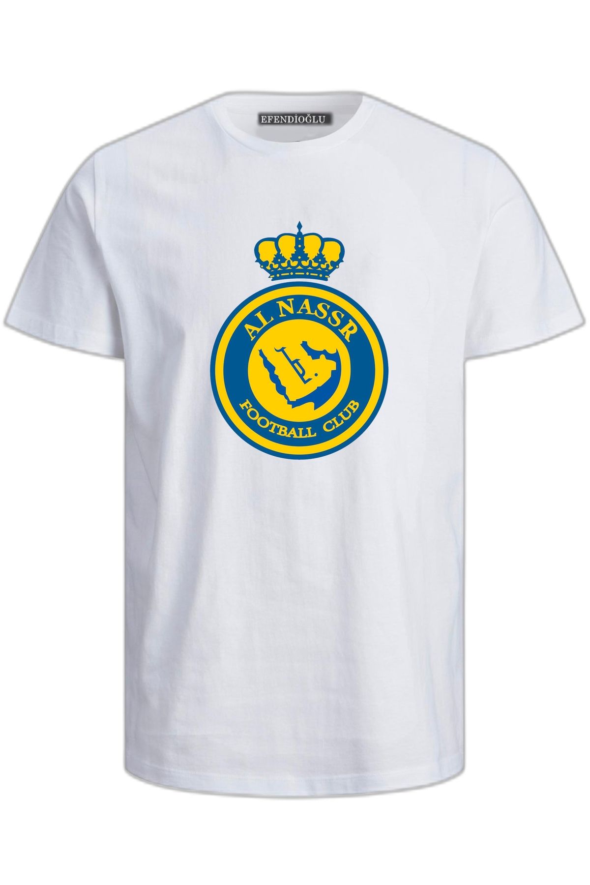 Efendioğlu Design al nassr football club baskılı pamuklu suudi arabia baskılı t shirt