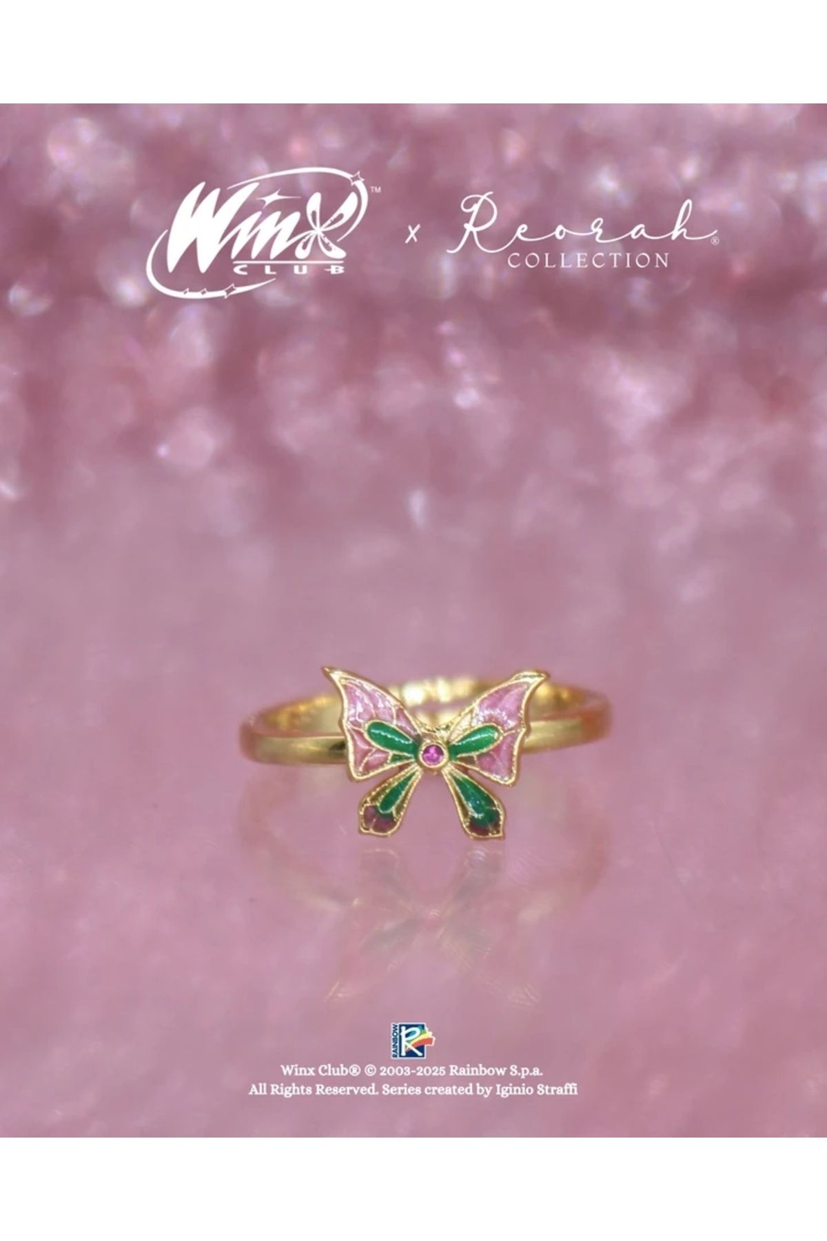 Reorah Collection Winx Club® Flora Enchantix Fairy Wings Yüzük