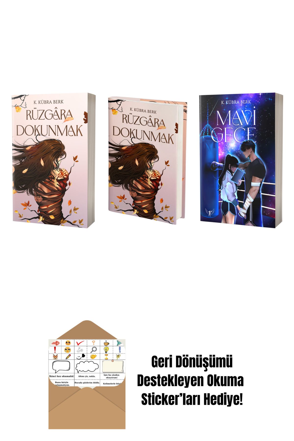 Artemis Yayınları K. Kübra Berk 3 Kitap Set + Okuma Sticker'ları