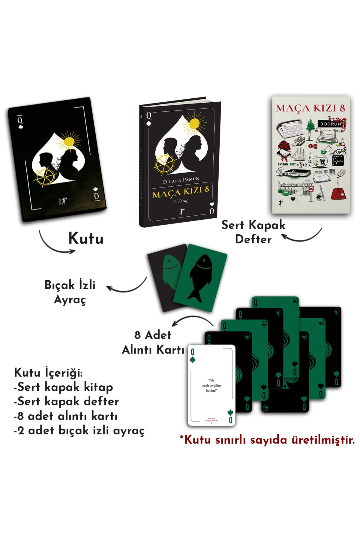 Artemis Yayınları Dilara Pamuk 3 Kitap Set + Okuma Sticker'ları