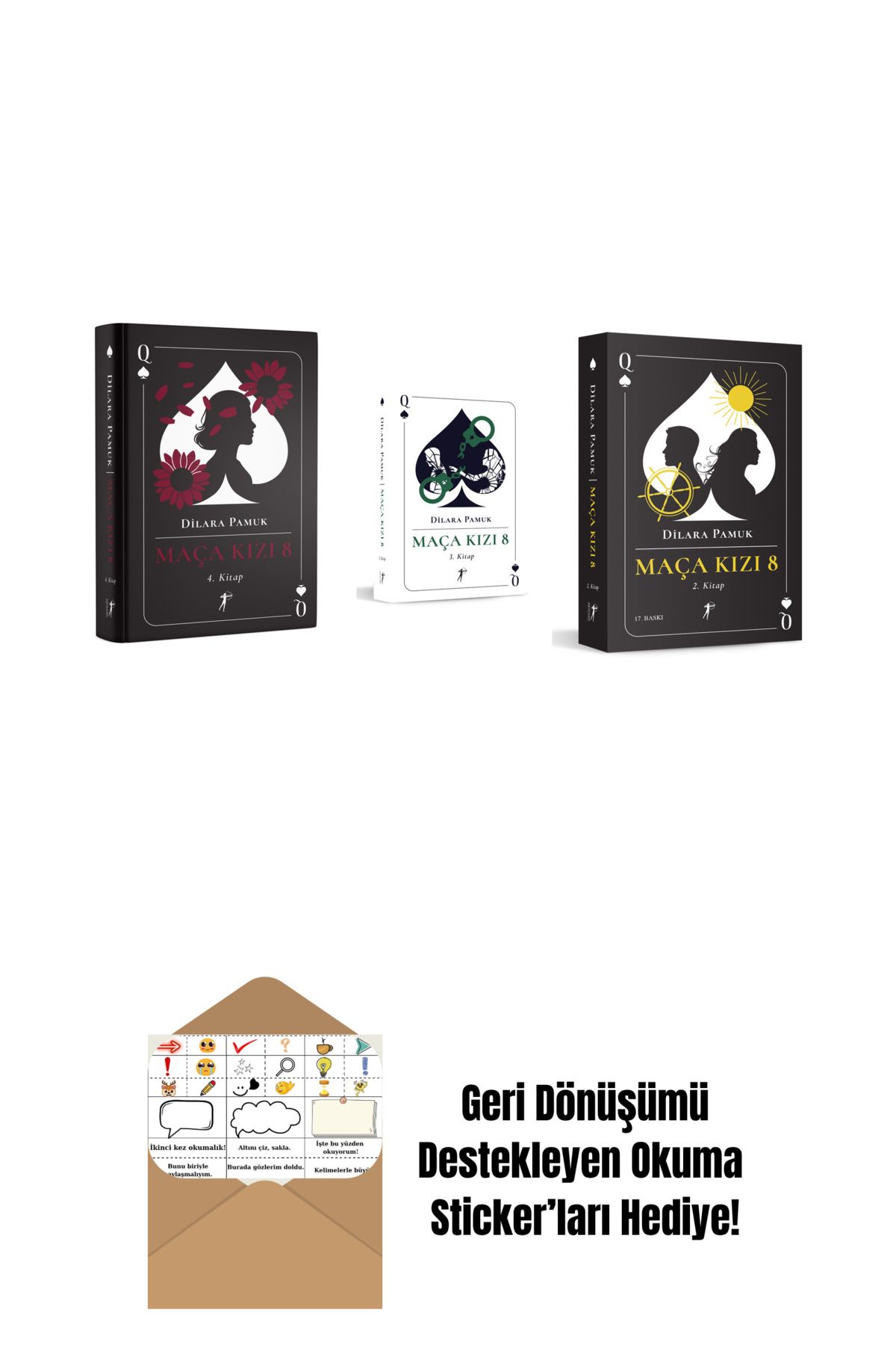 Artemis Yayınları Dilara Pamuk 3 Kitap Set + Okuma Sticker'ları