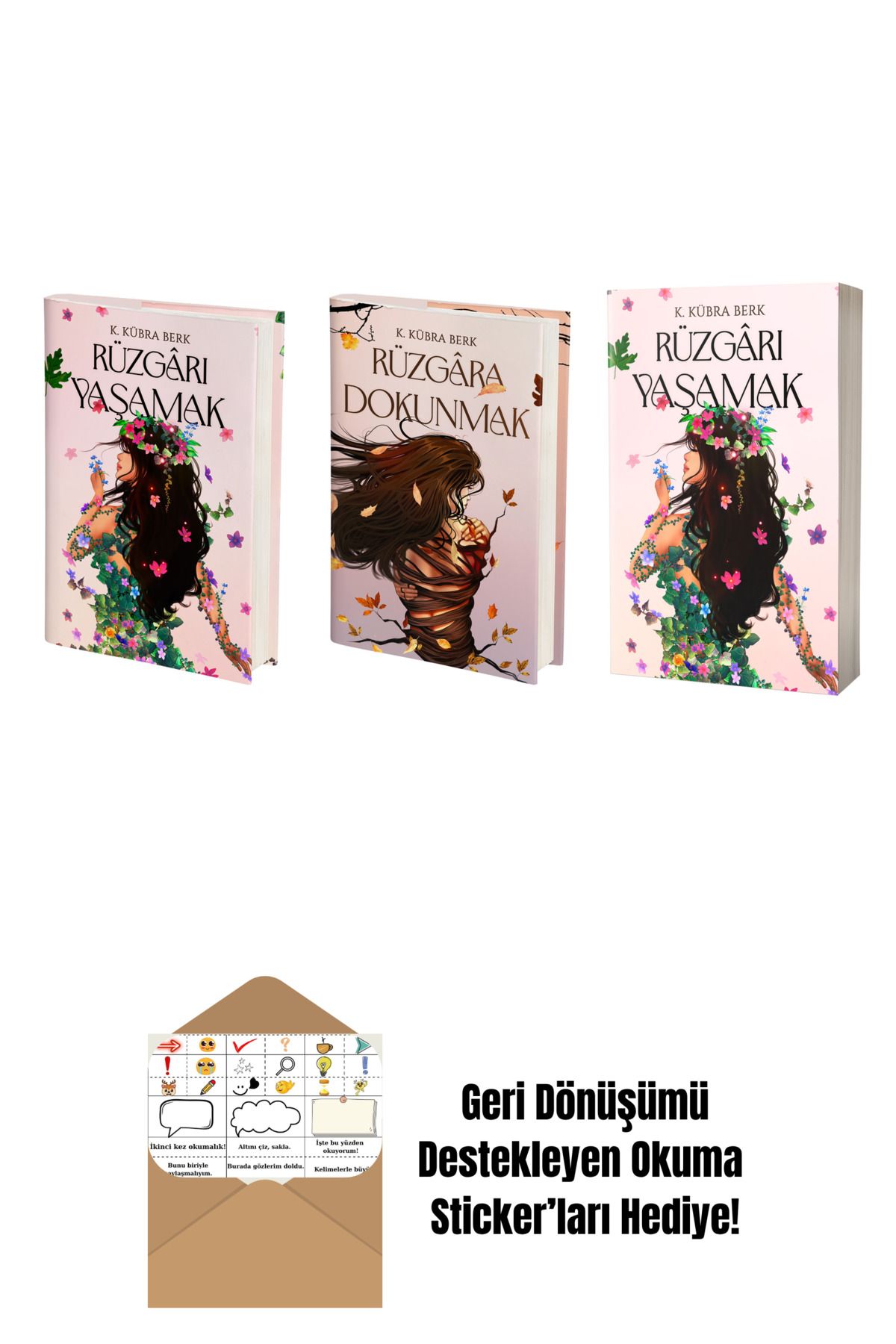 Artemis Yayınları K. Kübra Berk 3 Kitap Set + Okuma Sticker'ları