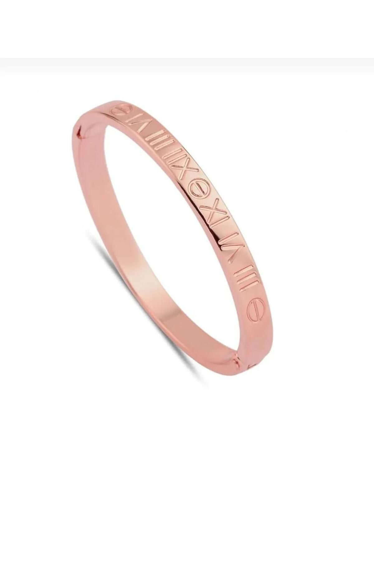 MODA kelepçe rose renk (roma rakamlı)