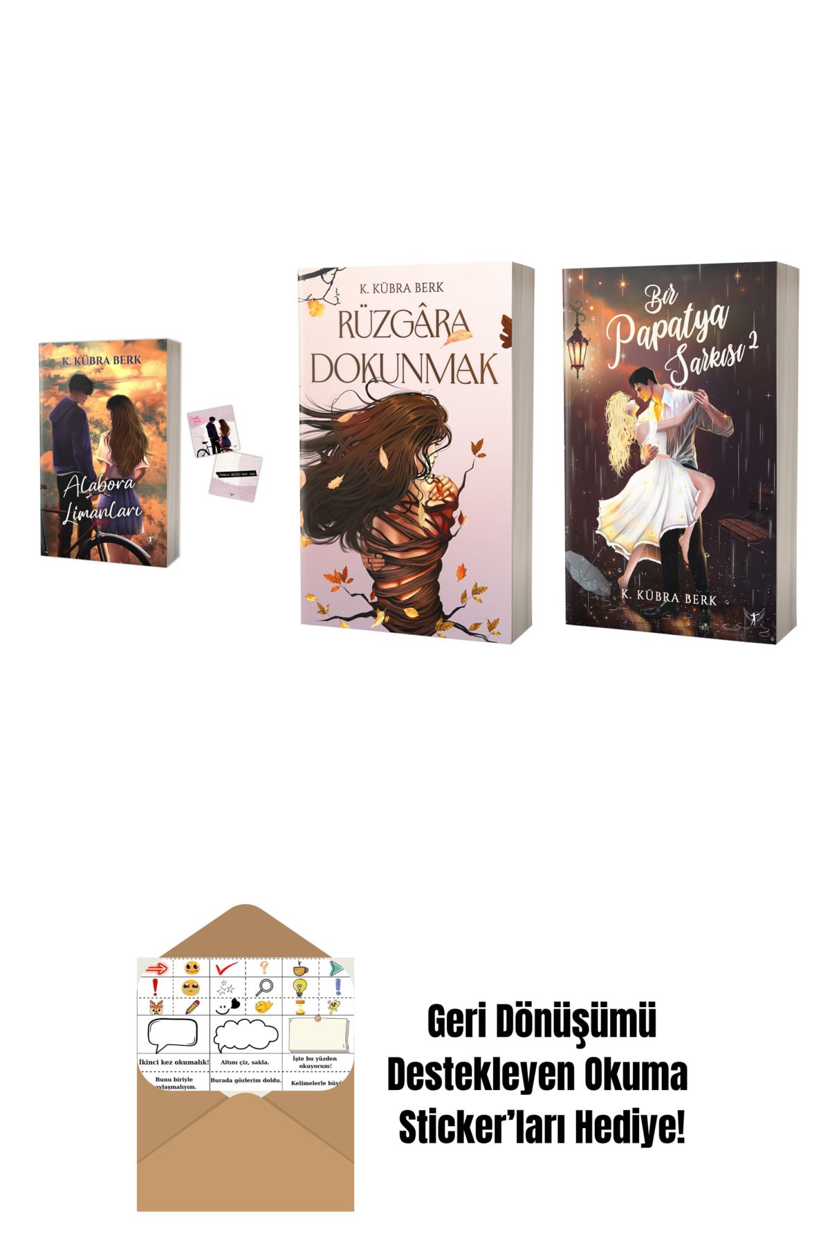 Artemis Yayınları K. Kübra Berk 3 Kitap Set + Okuma Sticker'ları