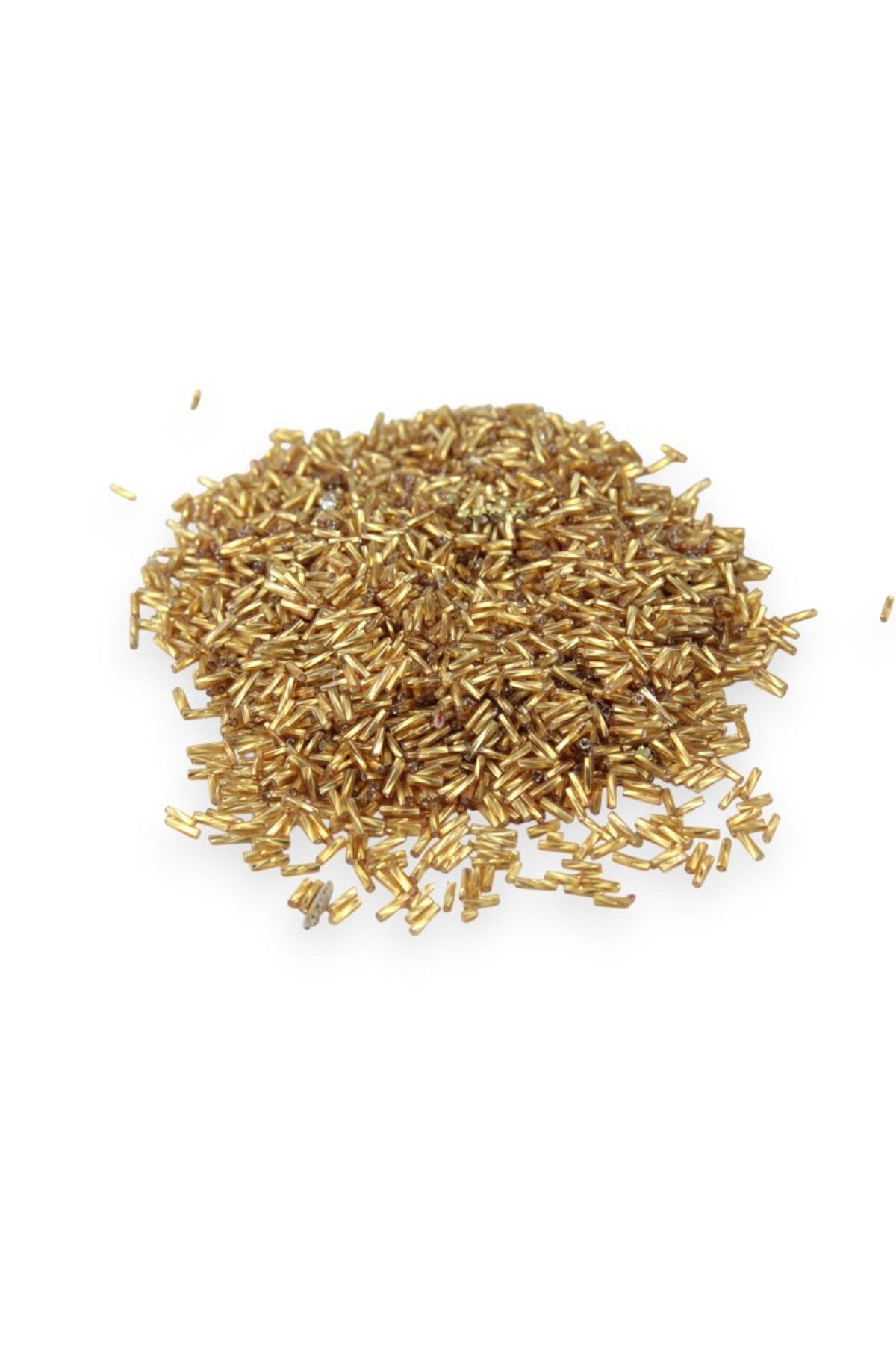 Serhat Aksesuar ve El İşçilik Koyu Gold Burgulu Boru 6x2 mm Boncuk 70 Gr